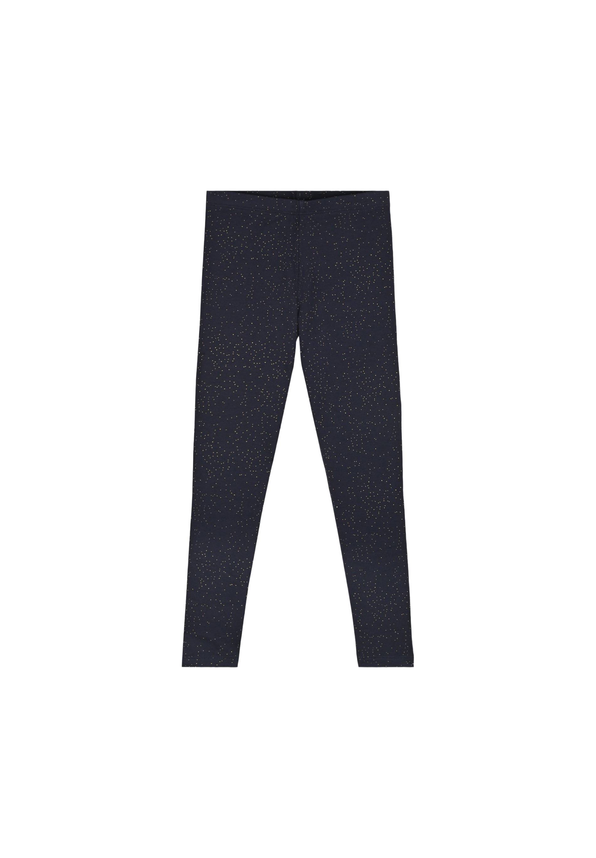 Legging chaud paillet&eacute;, Bleu fonc&eacute;, large image number 4