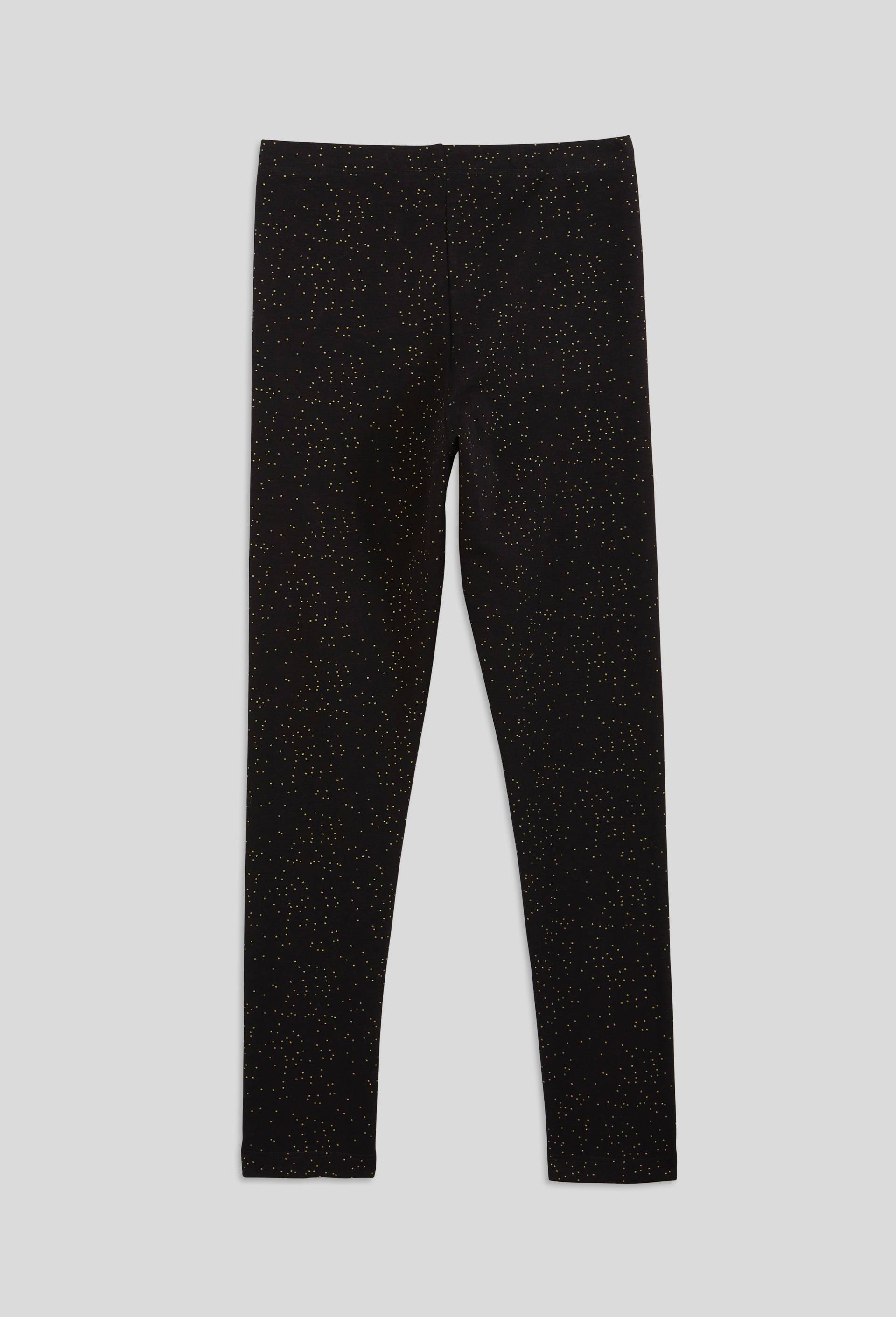 Legging chaud paillet&eacute;, Noir, large image number 1