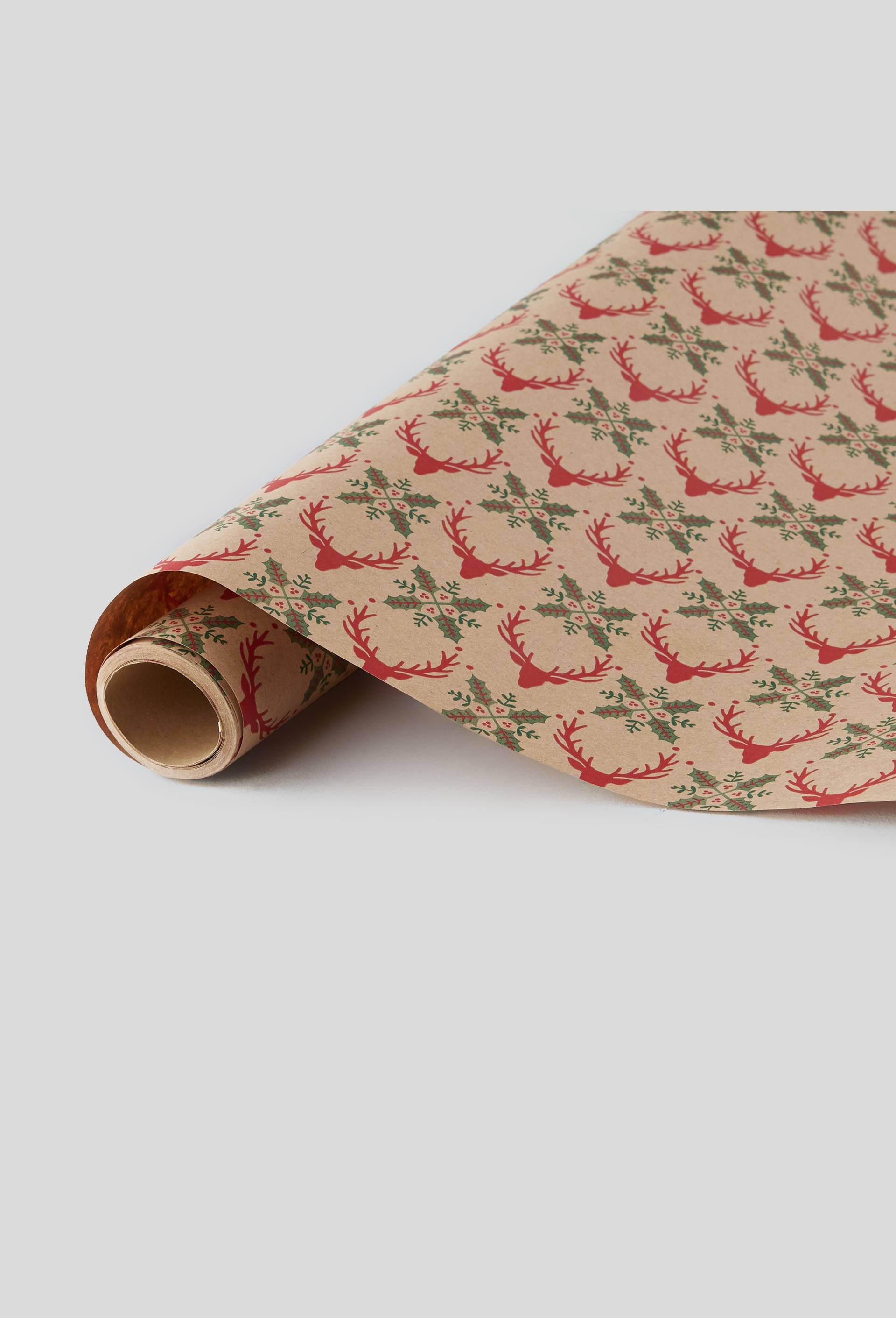 Rouleau de papier cadeau lovely home, 5x0,70m, 70gr - Assorti, Brun clair, large image number 0