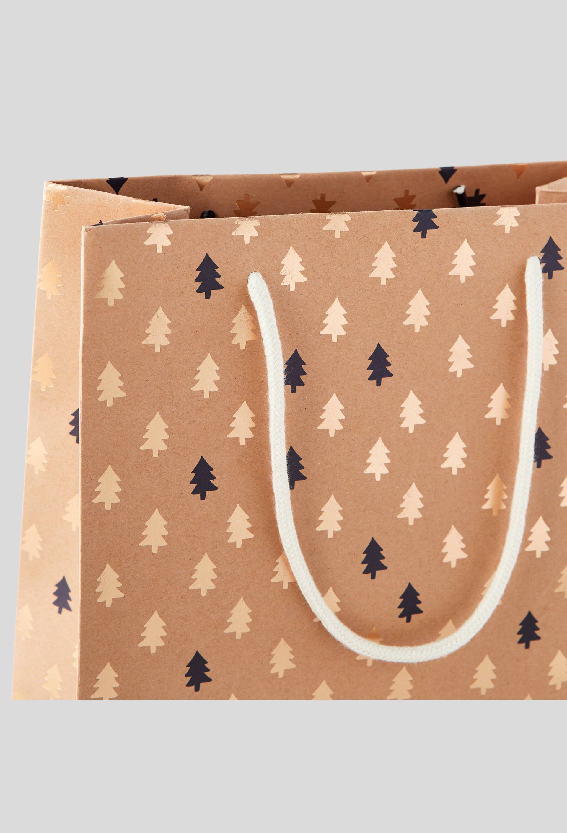 Sac cadeau kraft, taille M, Brun clair, large image number 1.0