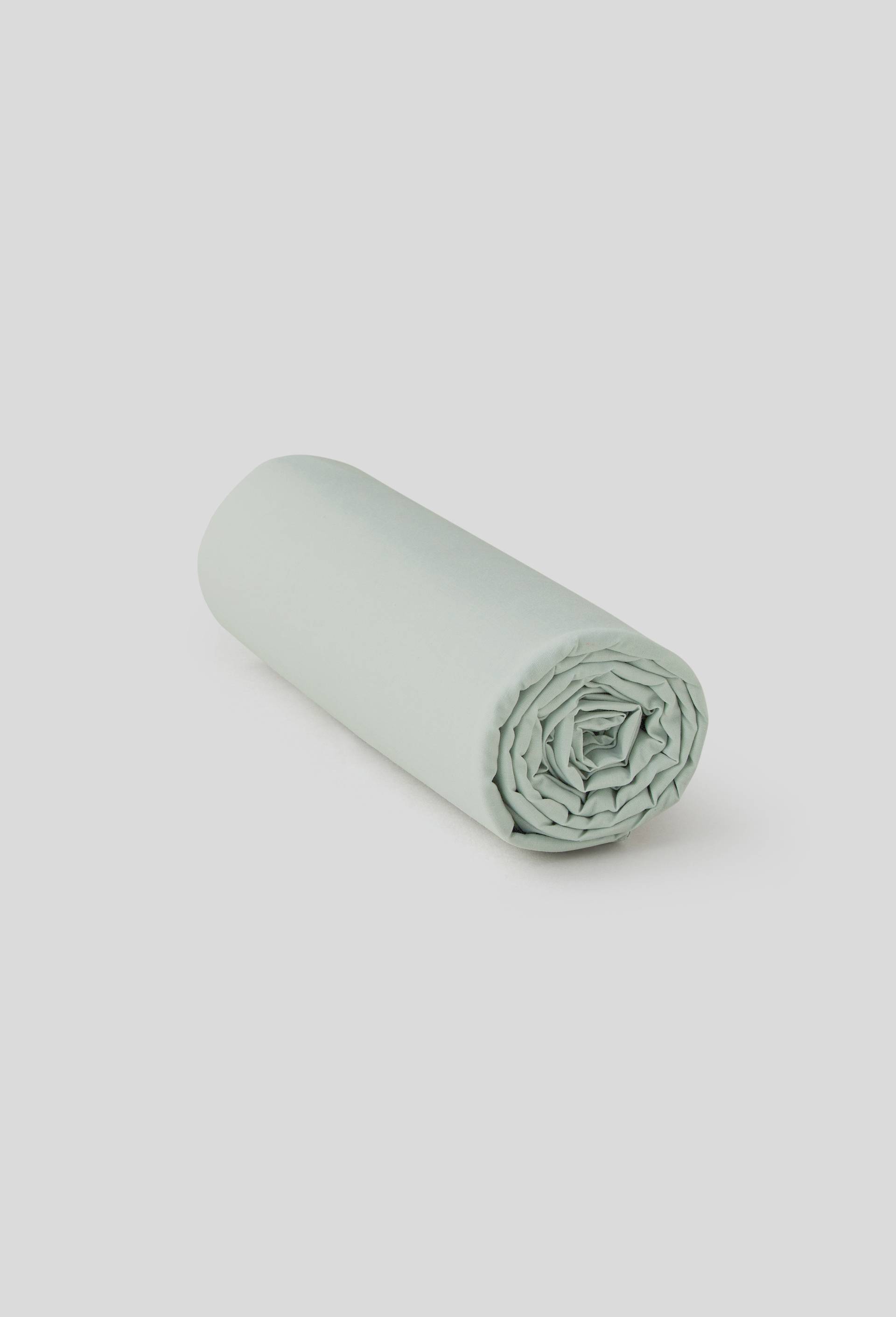 Drap housse, 140x190cm, Vert, large image number 0