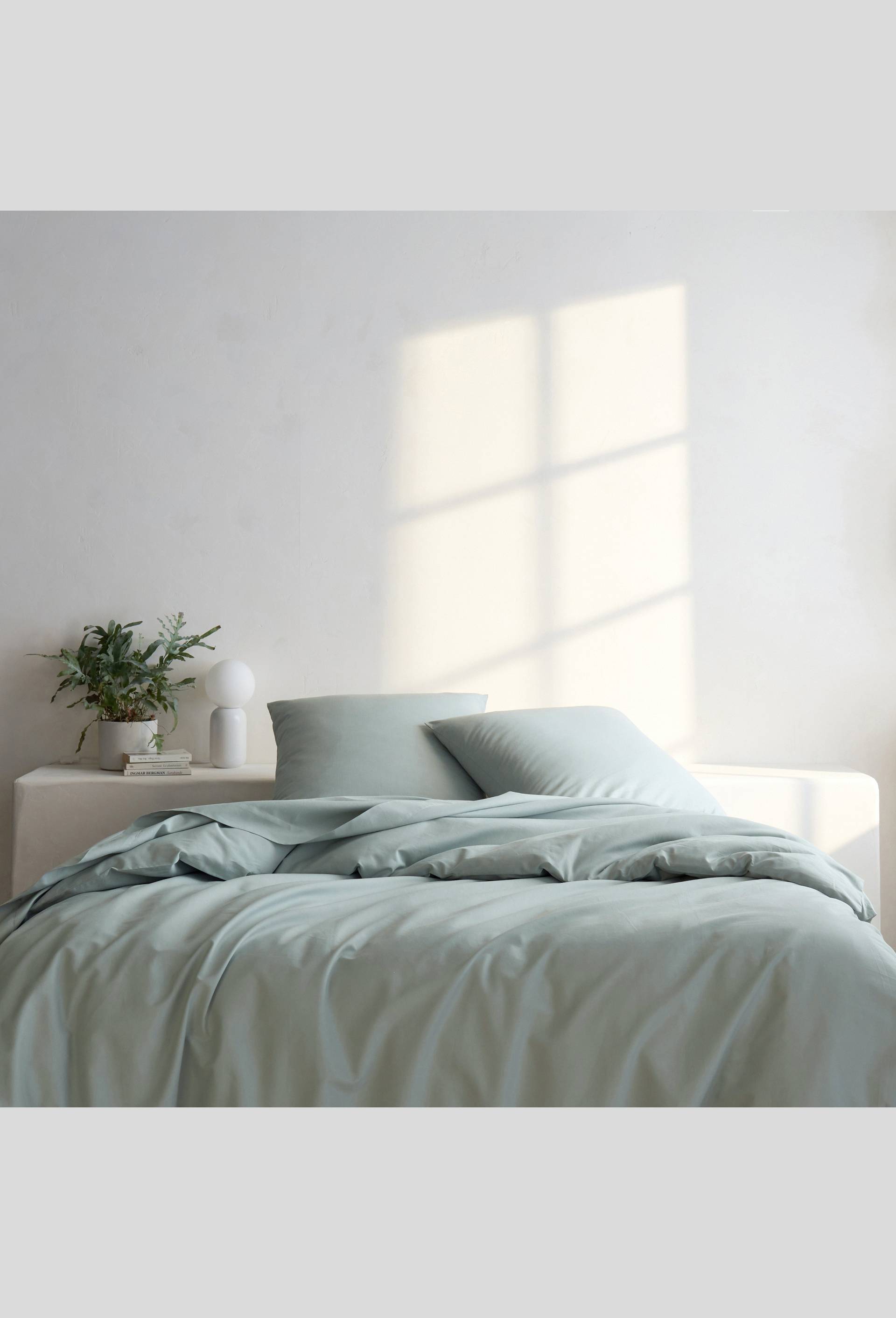 Drap housse, 140x190cm, Vert, large image number 2