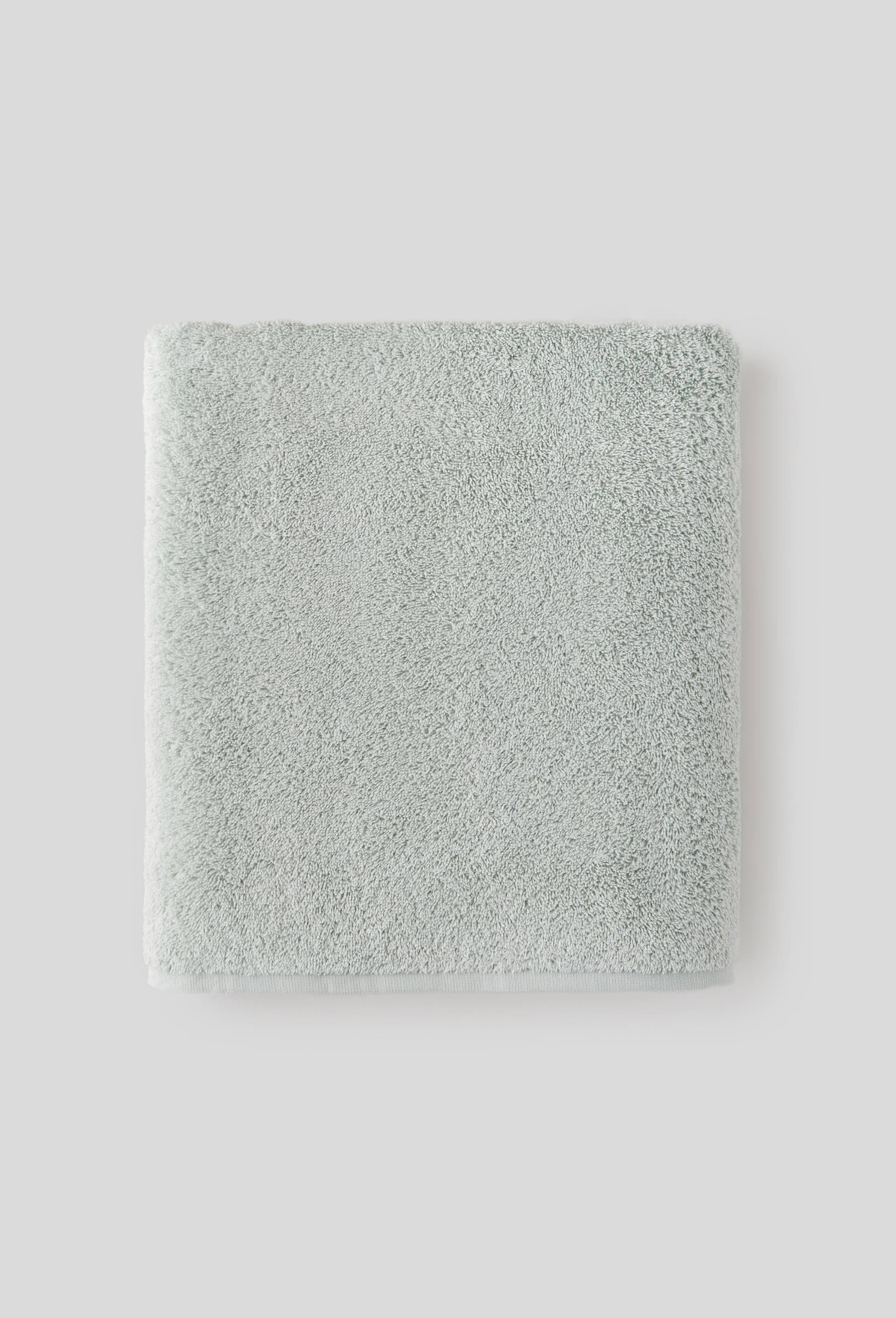 MAXI DRAPS DE BAIN FICUS 100 x 150 cm, Vert, large image number 0