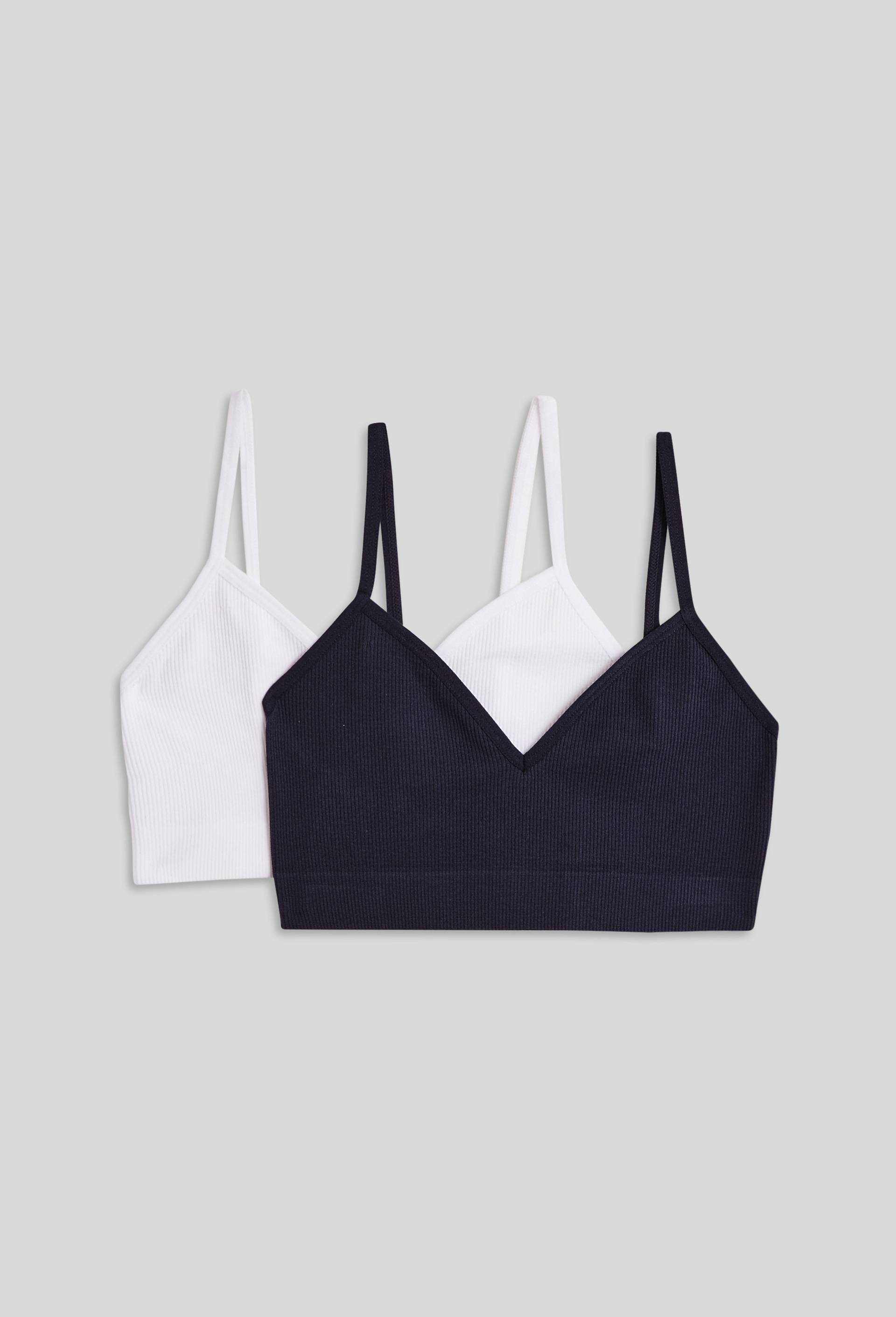 Lot de 2 brassières GABRIELLE, Oeko-Tex, Blanc, large image number 2.0