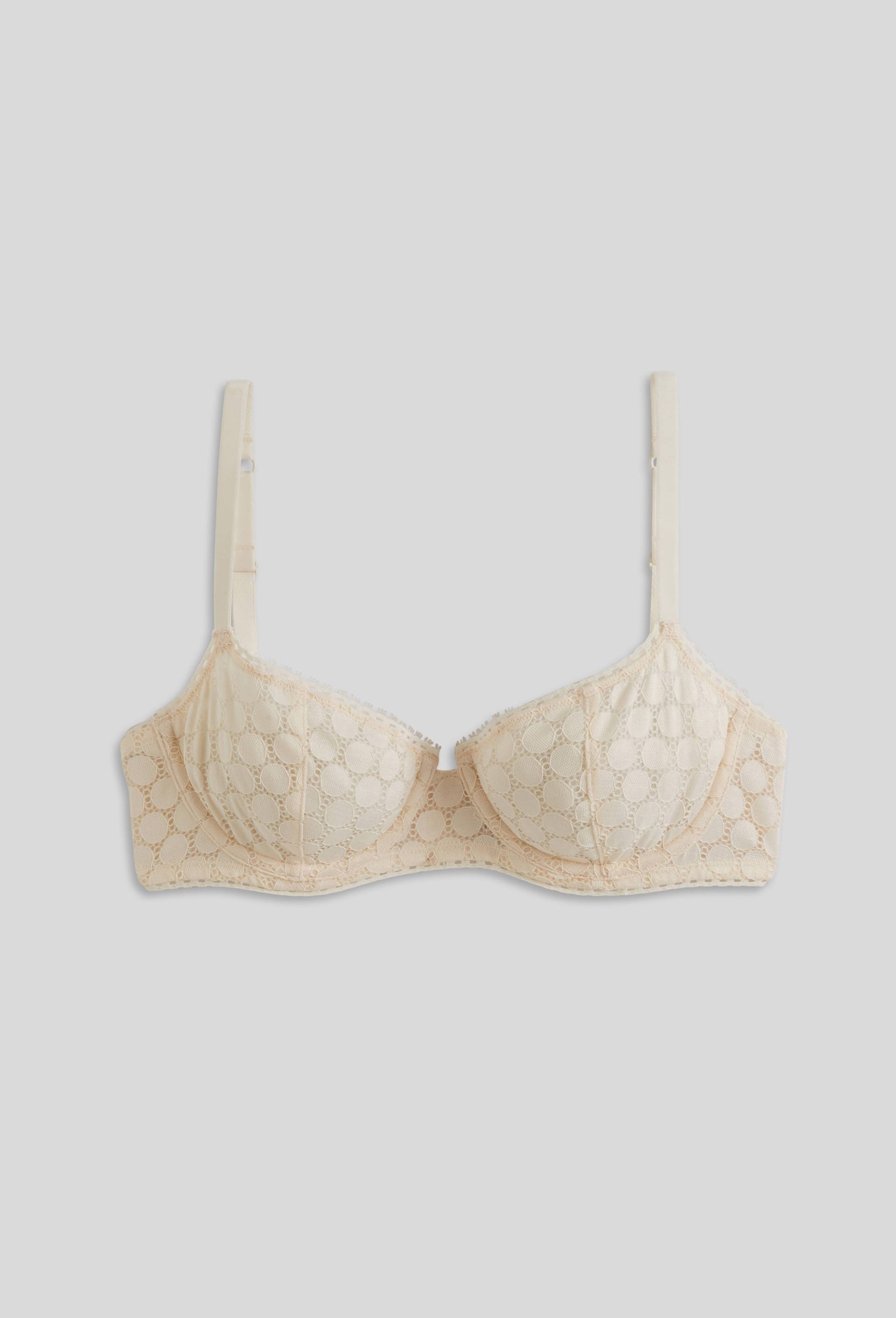 Soutien-gorge corbeille balconnet ROMY en dentelle, Oeko-Tex, Ecru, large image number 0