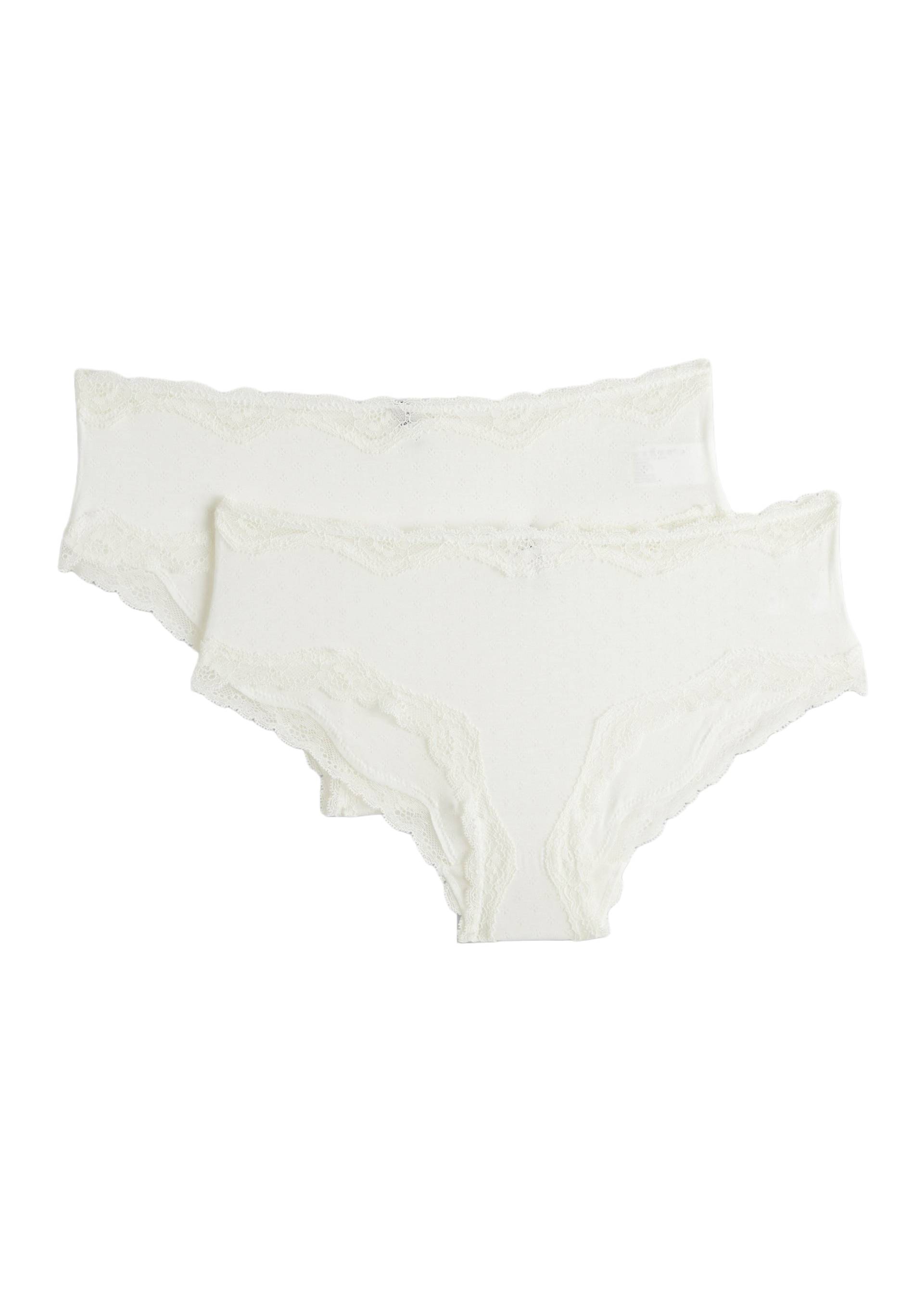 Lot de 2 shorties MALAURY en modal, Ecru, large image number 3.0