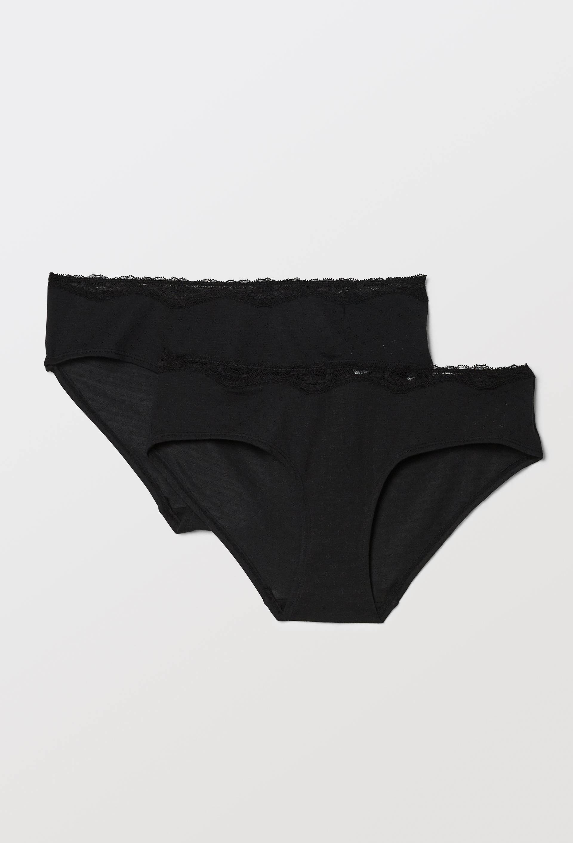 Lot de 2 shorties MALAURY en modal, Noir, large image number 2
