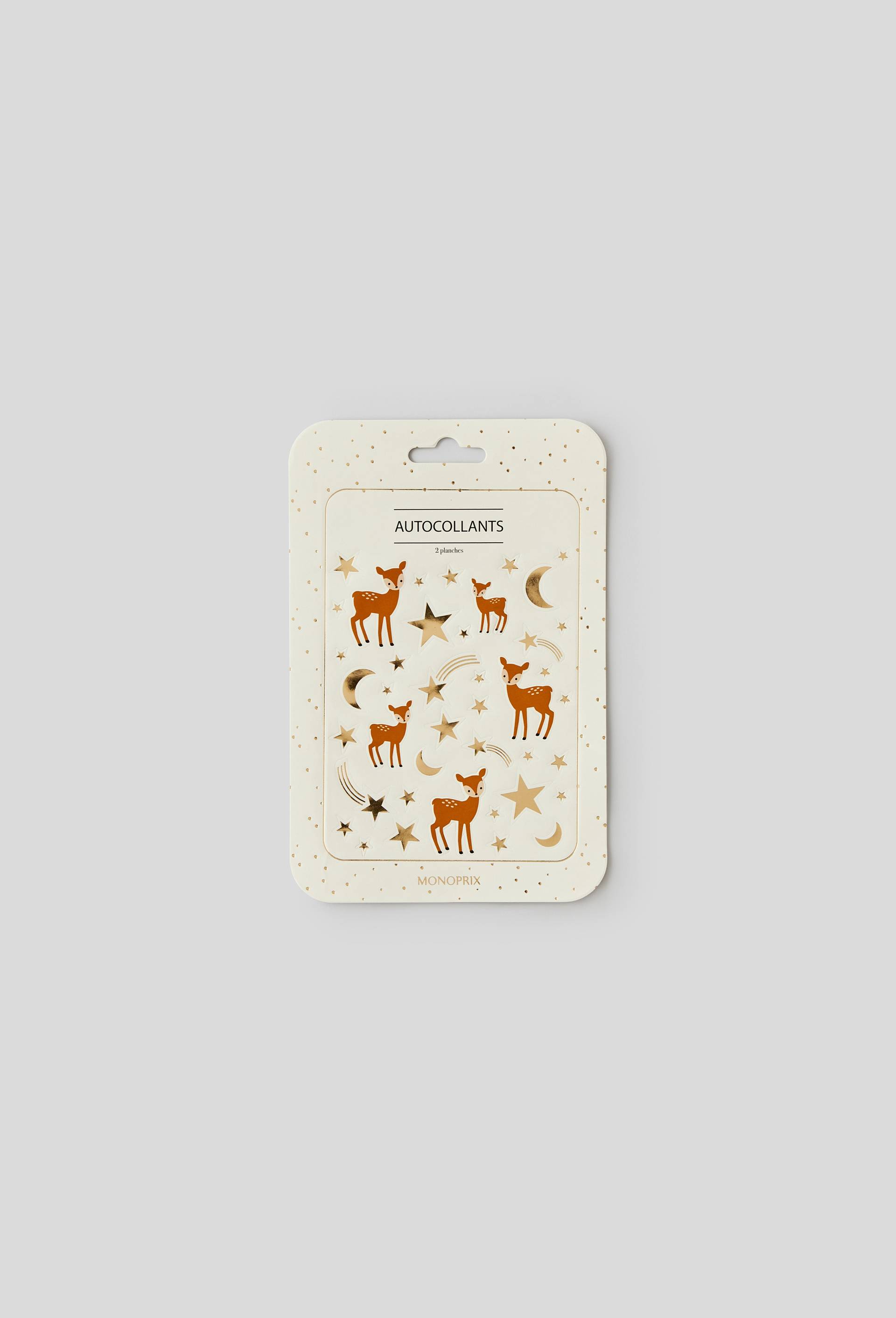 2 planches de stickers, Brun clair, large image number 0.0