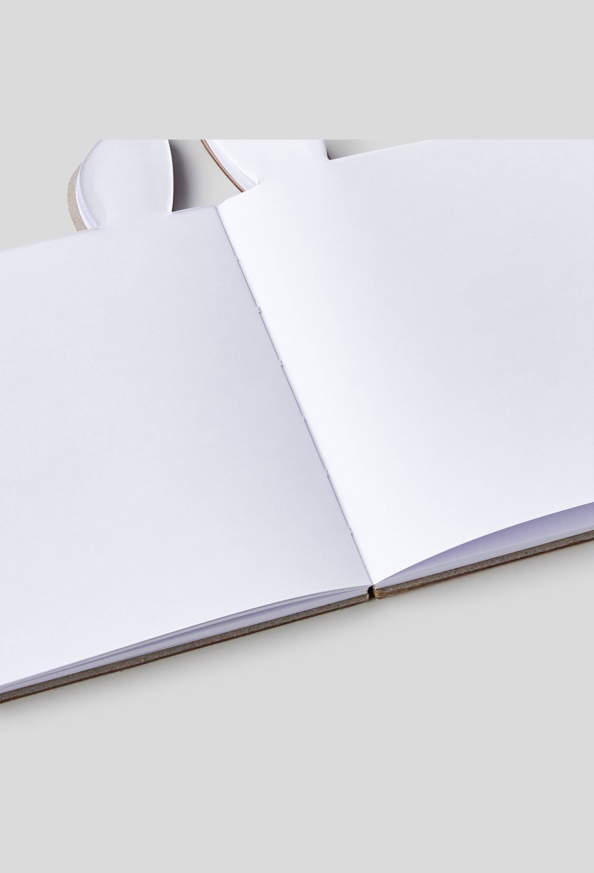 Carnet biche, 19,2 x 17,1 cm, Brun, large image number 1
