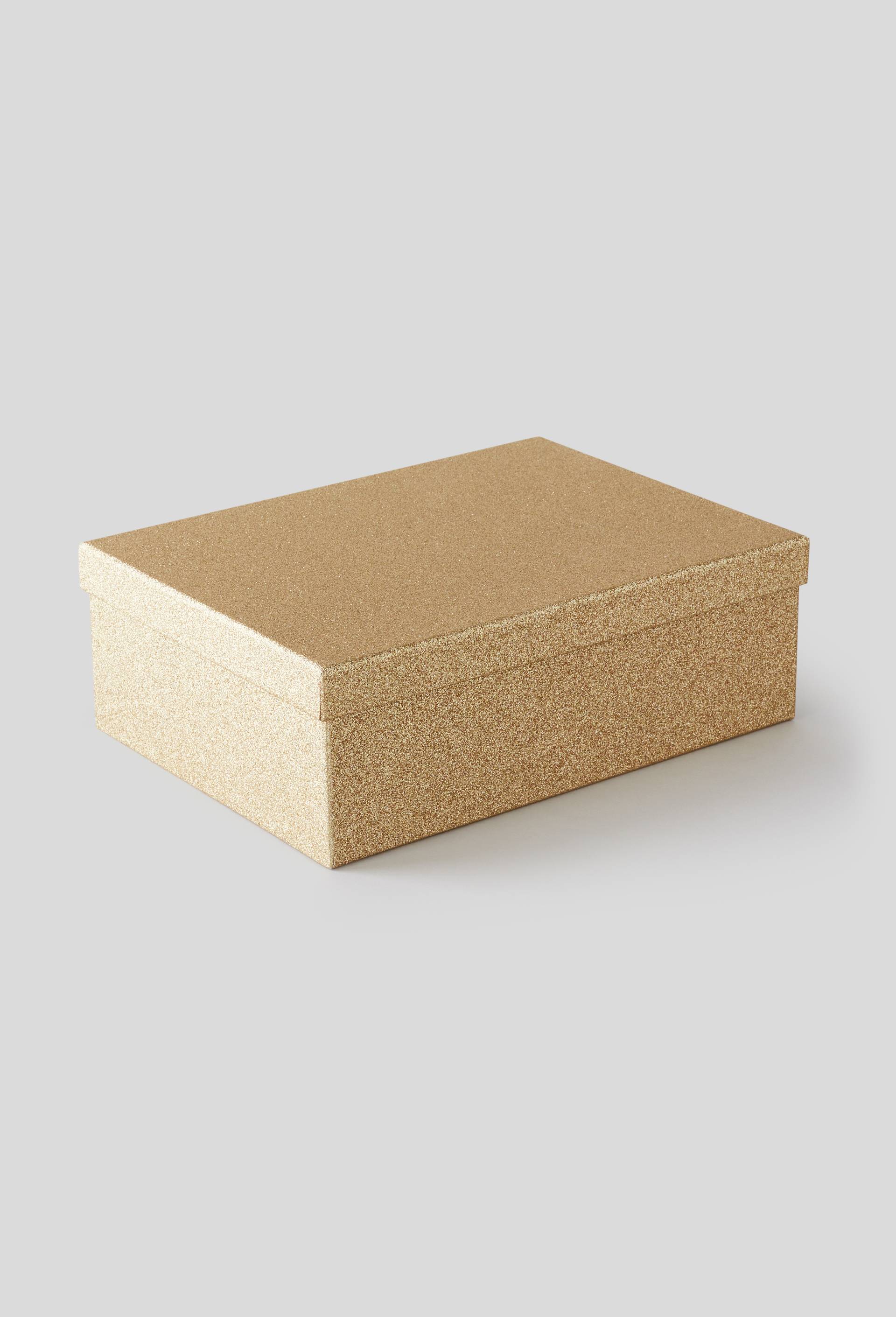 Boîte pailletté A4, 32,5 x 24 x 11 cm, Jaune, large image number 0