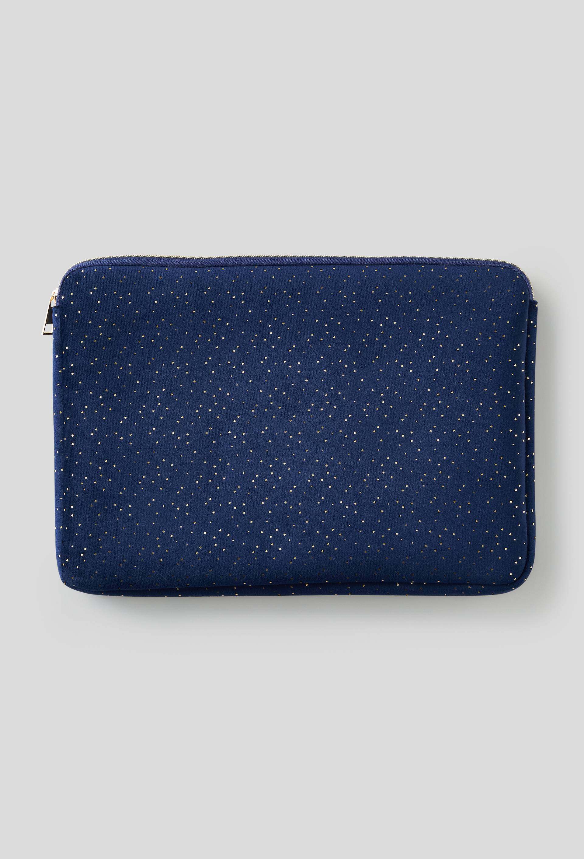 Pochette d ordinateur, 34,5 x 2,5 x 23,8 cm, Bleu foncé, large image number 0
