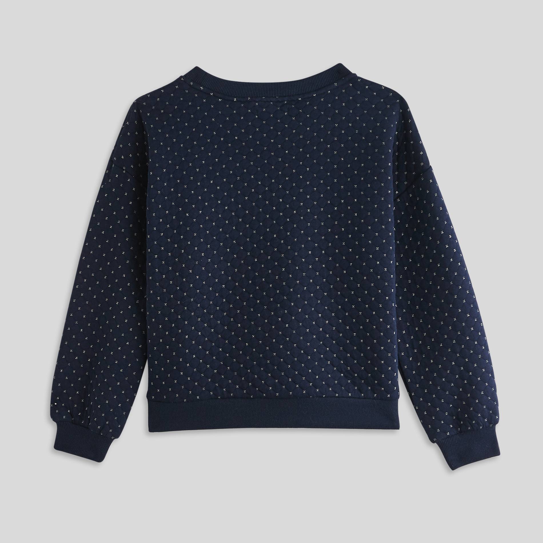 Sweat quilt&eacute;, Bleu, large image number 2