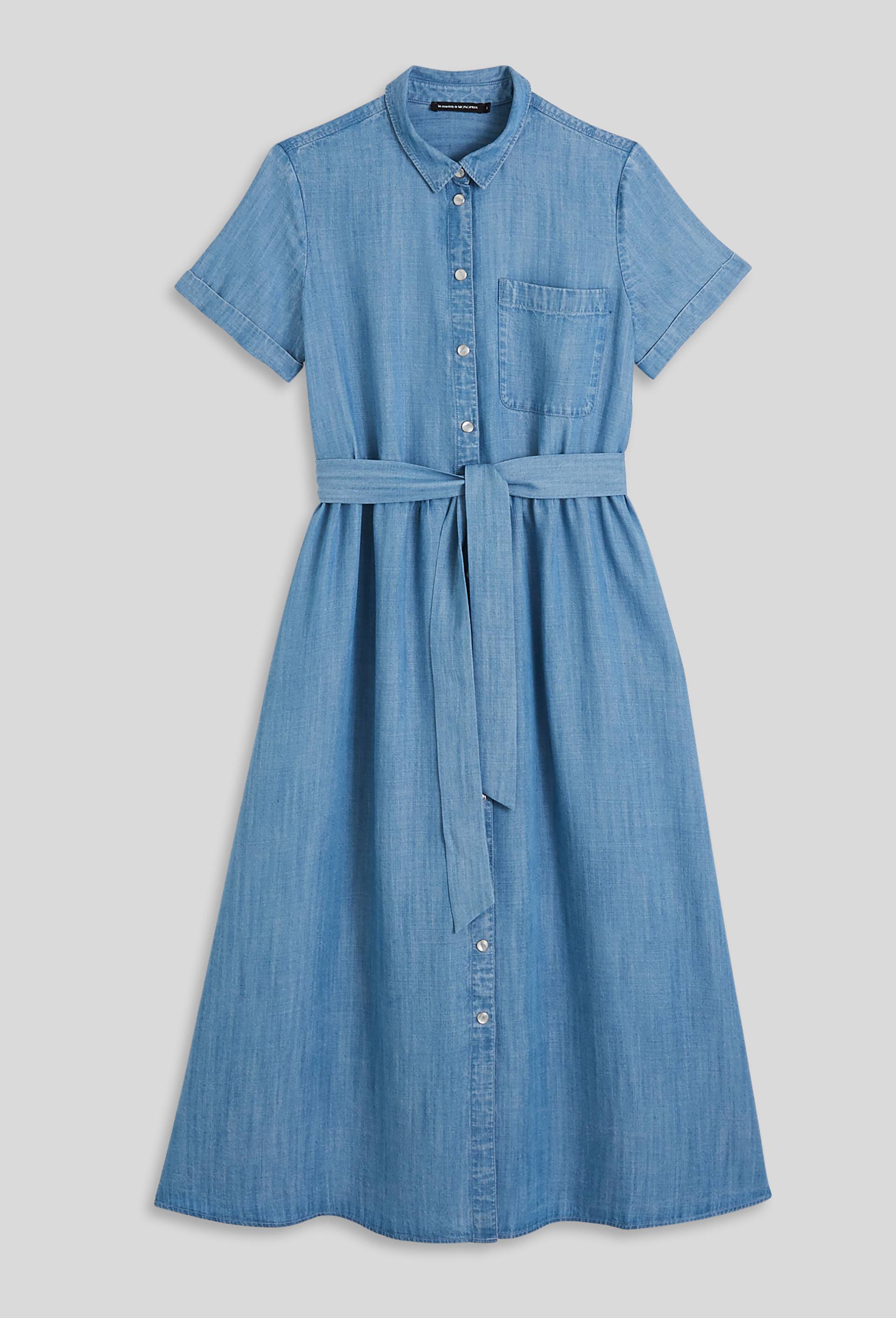 Robe chemise fluide, Bleu clair, large image number 2