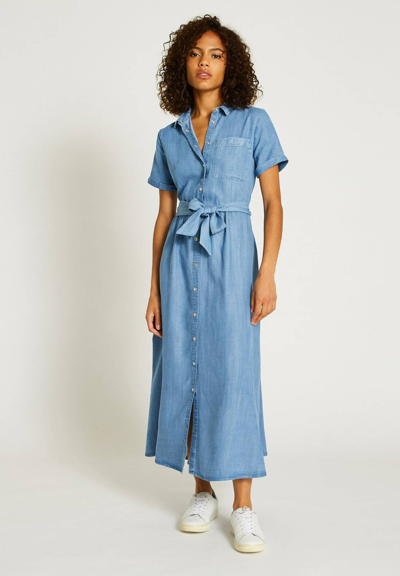 Robe chemise fluide, Bleu clair, large image number 3