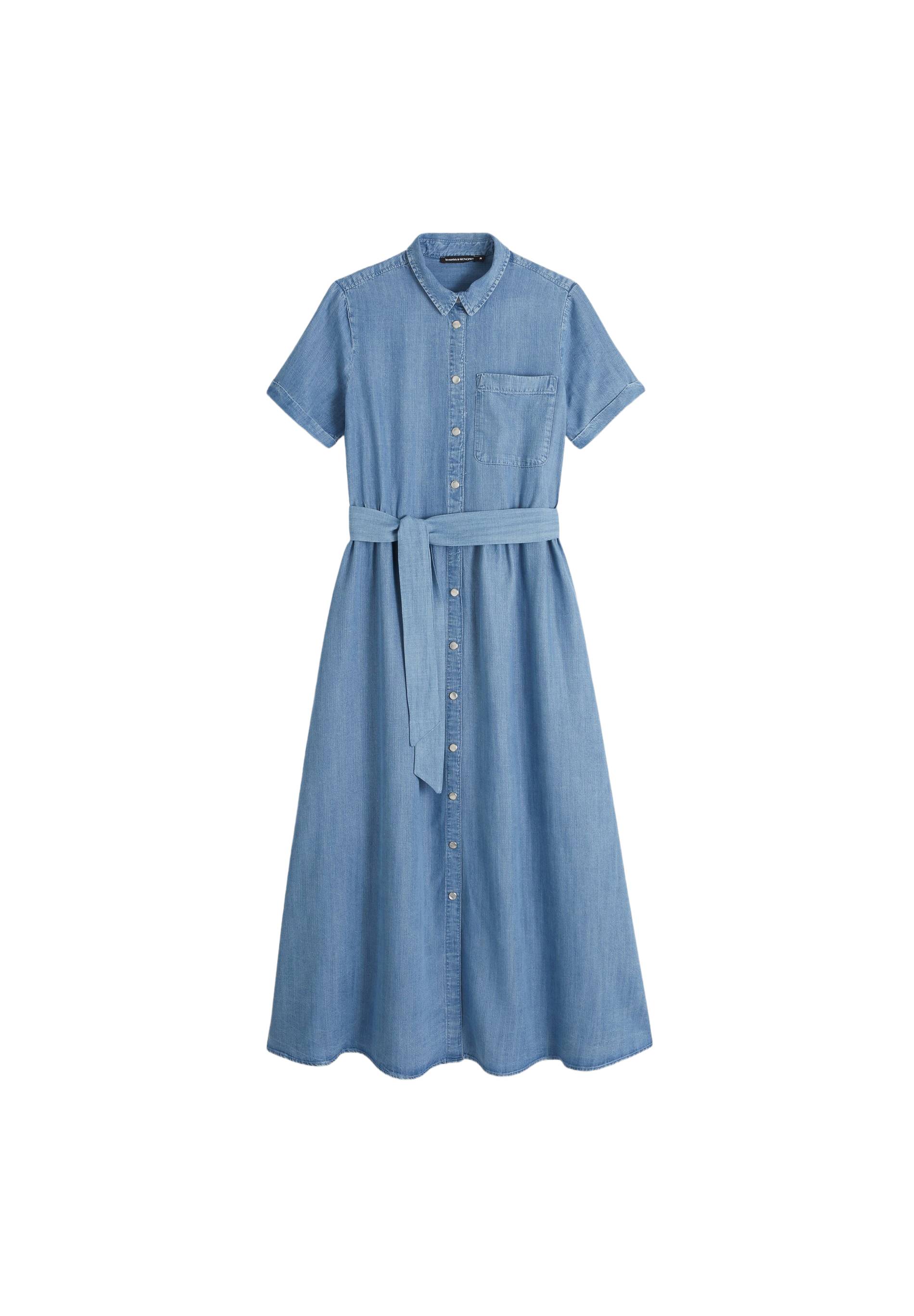 Robe chemise fluide, Bleu clair, large image number 5
