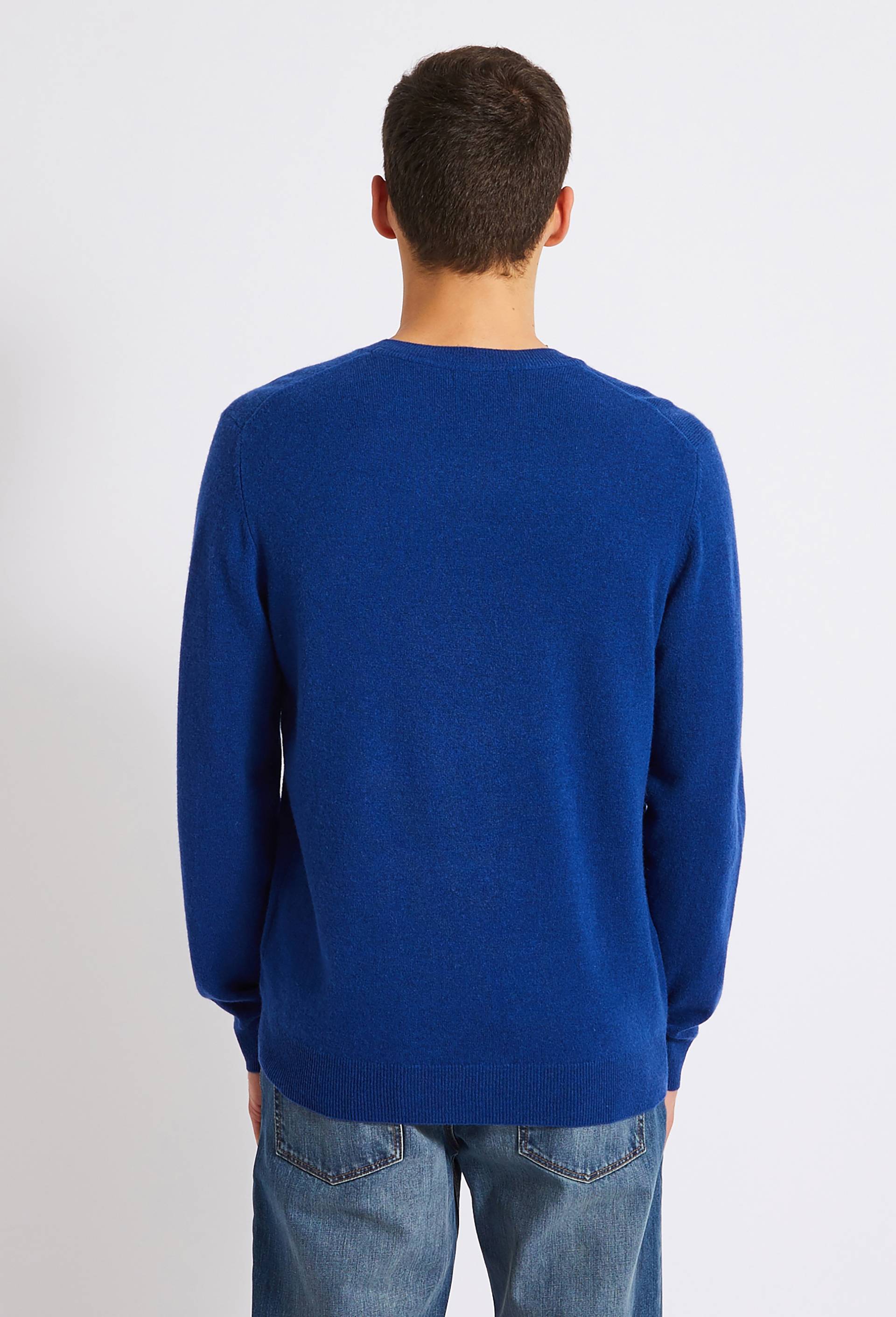 Pull en cachemire certifi&eacute; Oekotex, Bleu, large image number 1