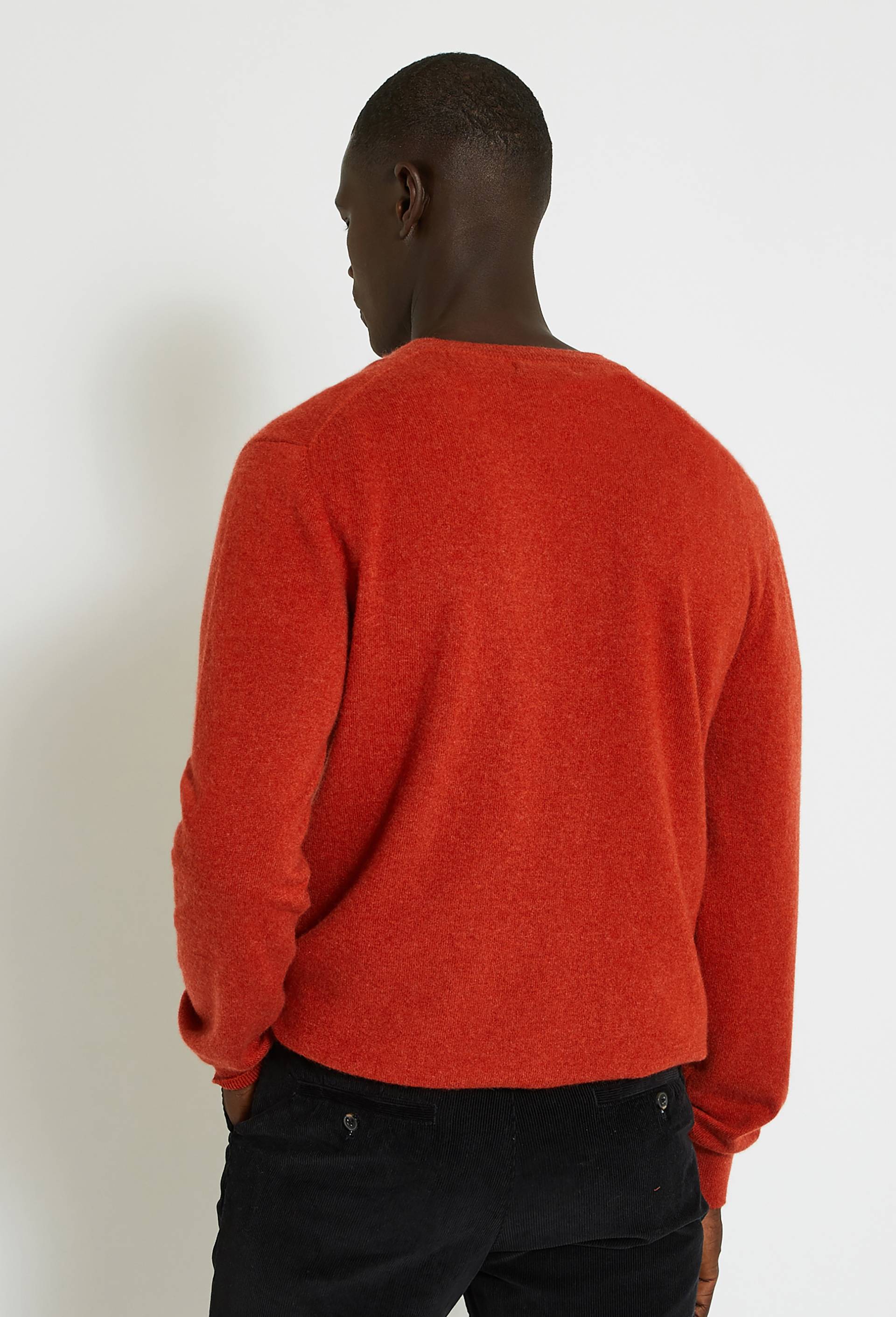 Pull en cachemire certifi&eacute; Oekotex, Rouge fonc&eacute;, large image number 1