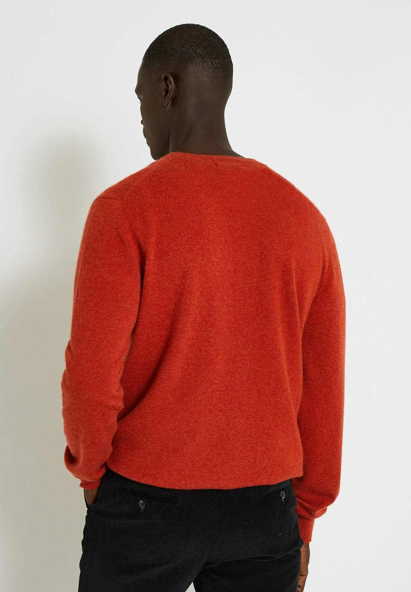 Pull en cachemire certifi&eacute; Oekotex, Rouge fonc&eacute;, large image number 4