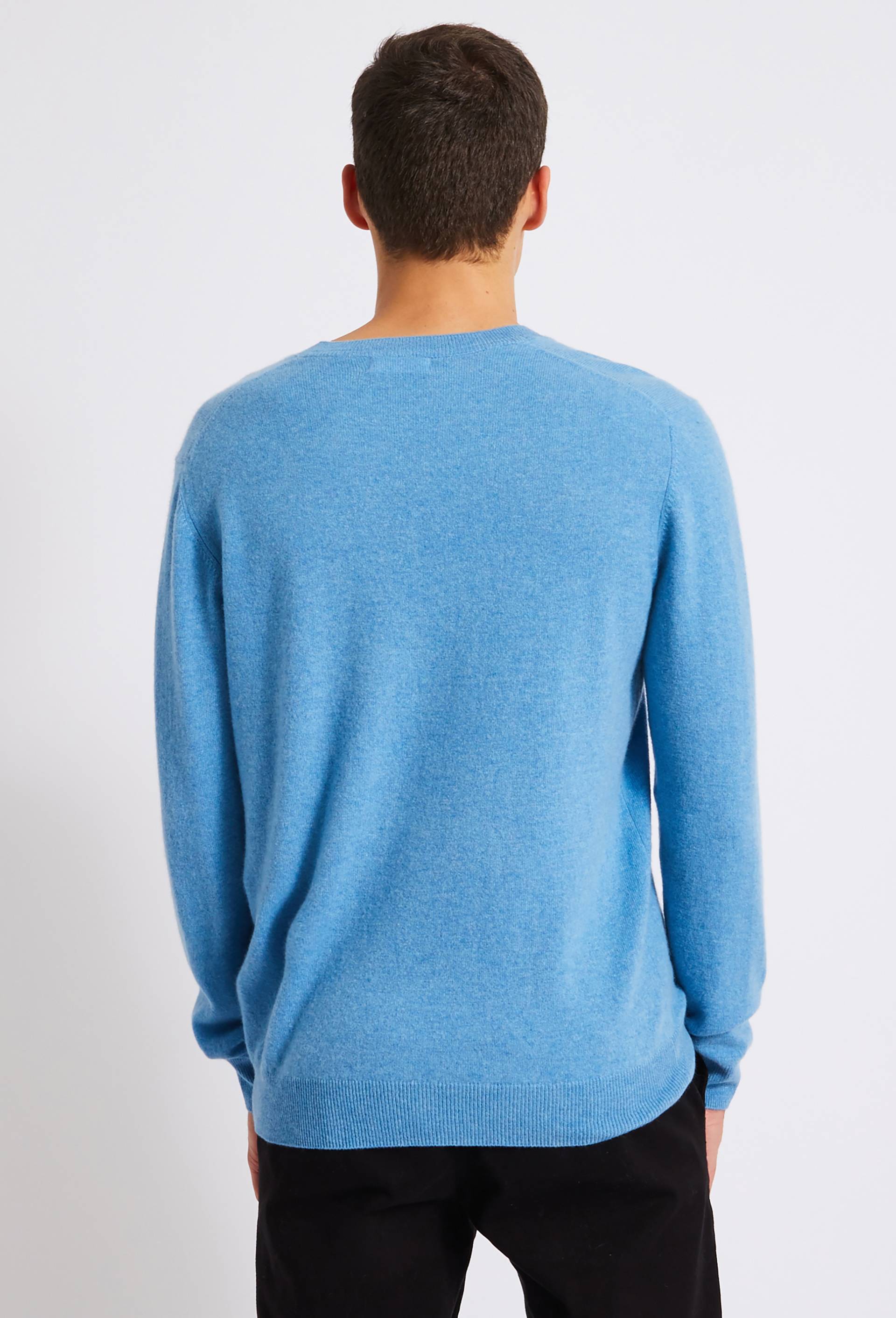 Pull en cachemire certifi&eacute; Oekotex, Bleu, large image number 1