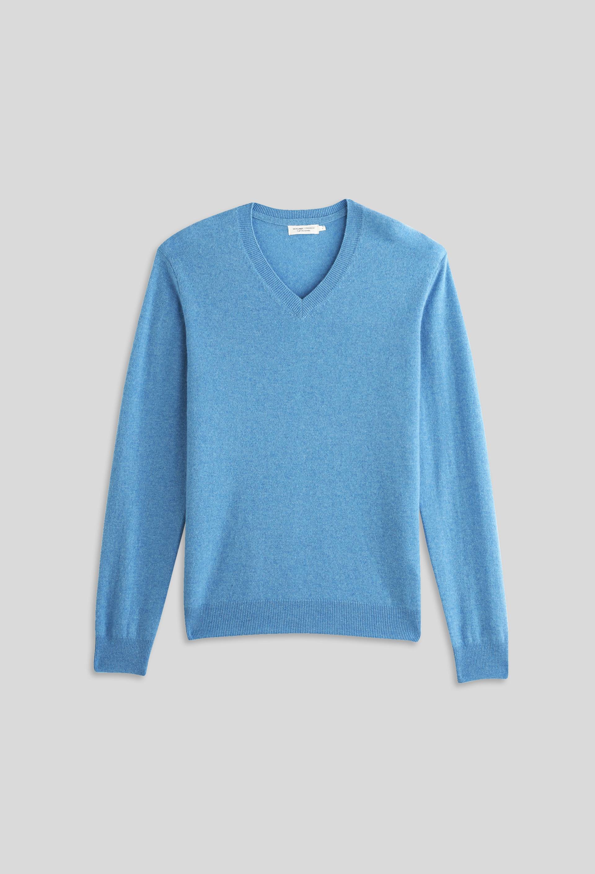 Pull en cachemire certifi&eacute; Oekotex, Bleu, large image number 2