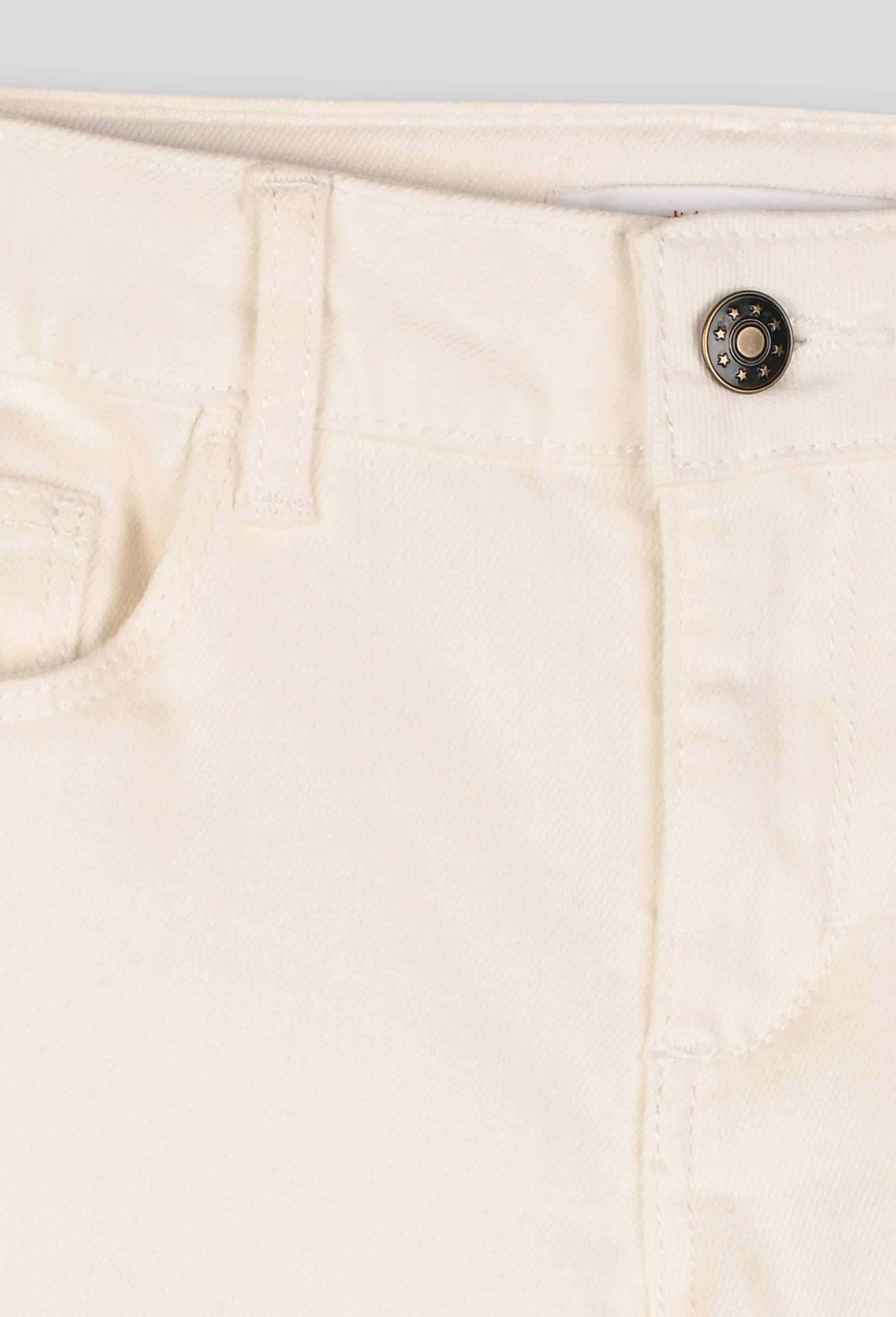 Pantalon en twill uni, certifi&eacute; OEKO-TEX, Blanc, large image number 2