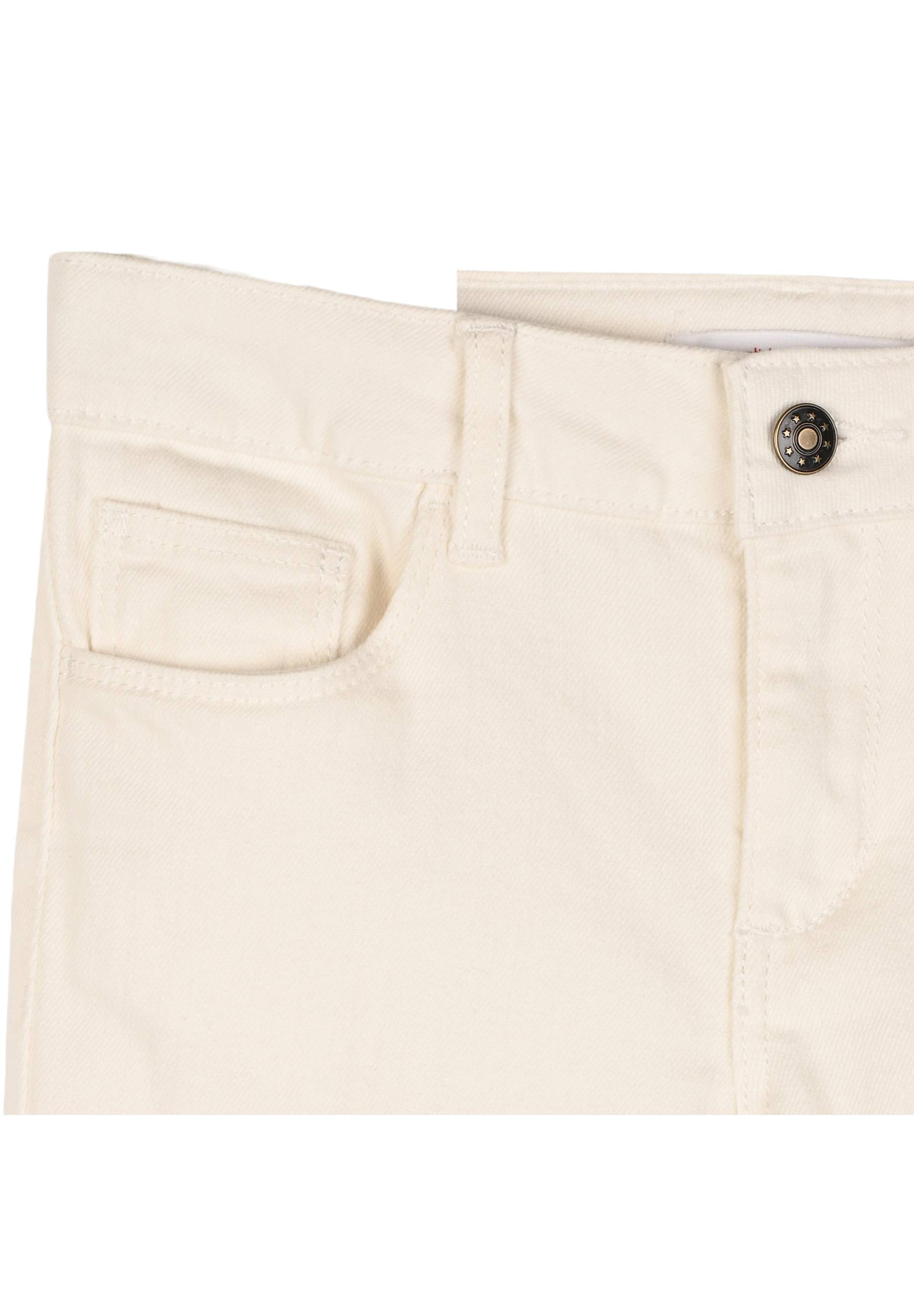 Pantalon en twill uni, certifi&eacute; OEKO-TEX, Blanc, large image number 5