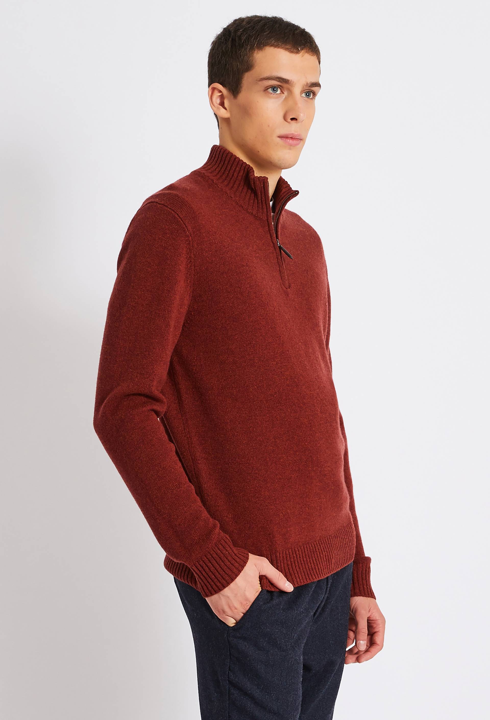 Pull en cachemire, Brun, swatch image