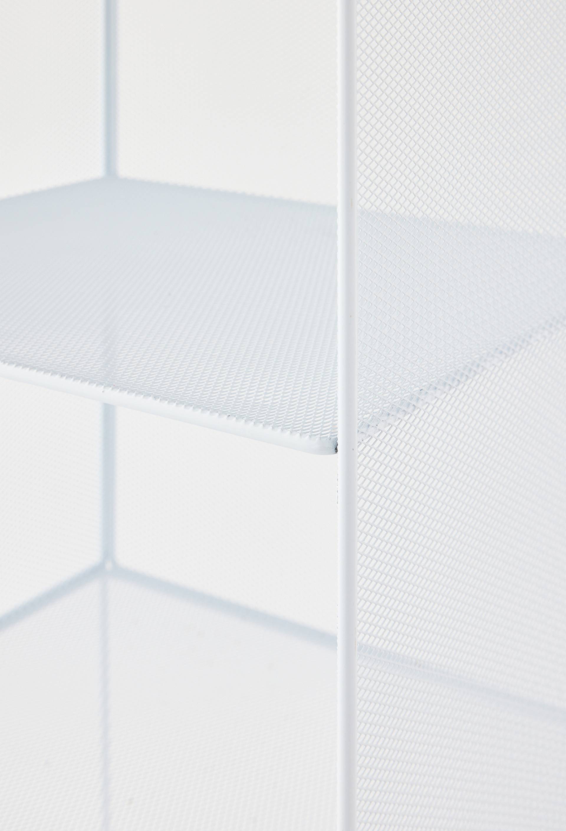 Meuble filaire, 35xP30xH62cm, en métal, Blanc, large image number 1