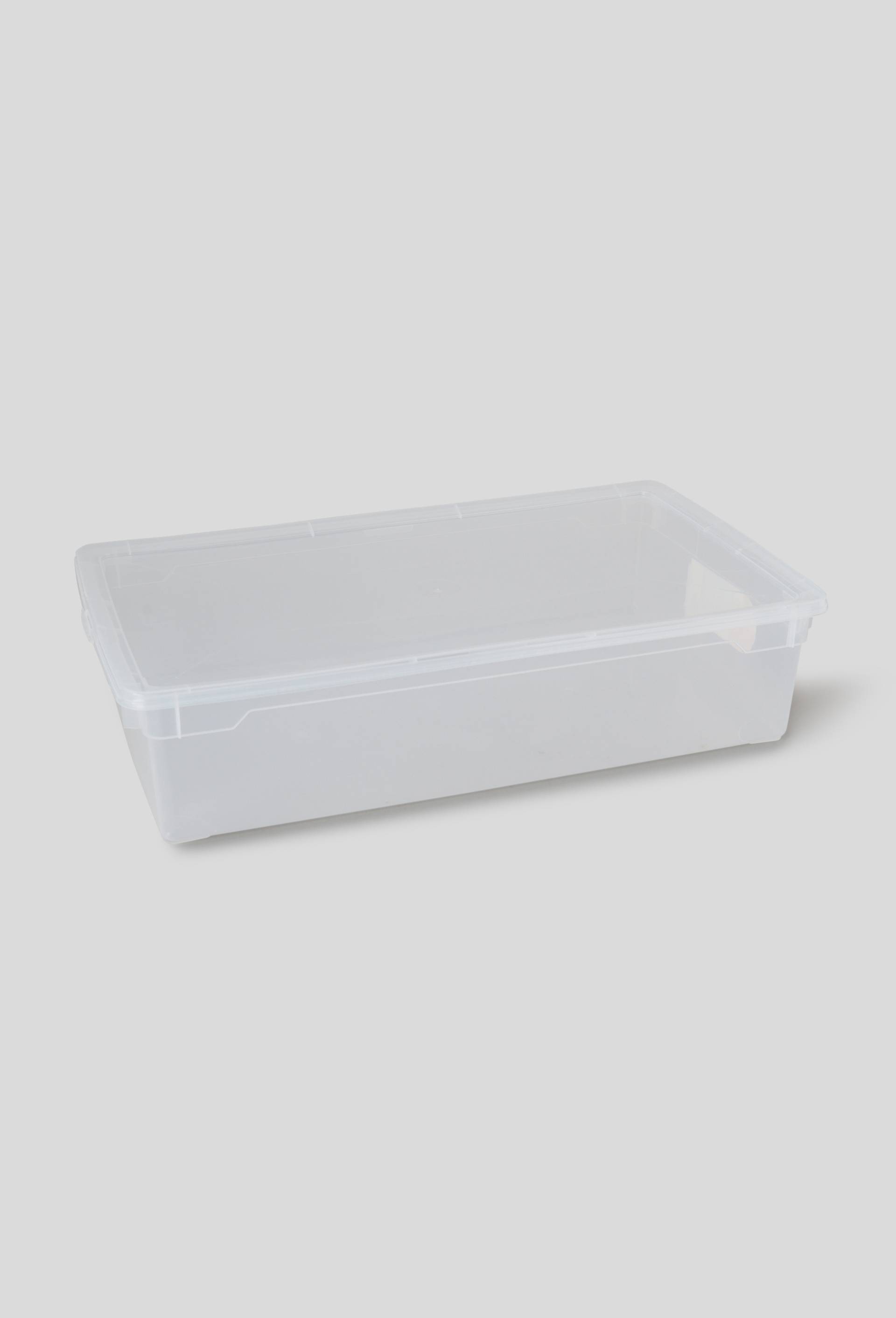 Bo&icirc;te en plastique, 30L, Blanc, large image number 0