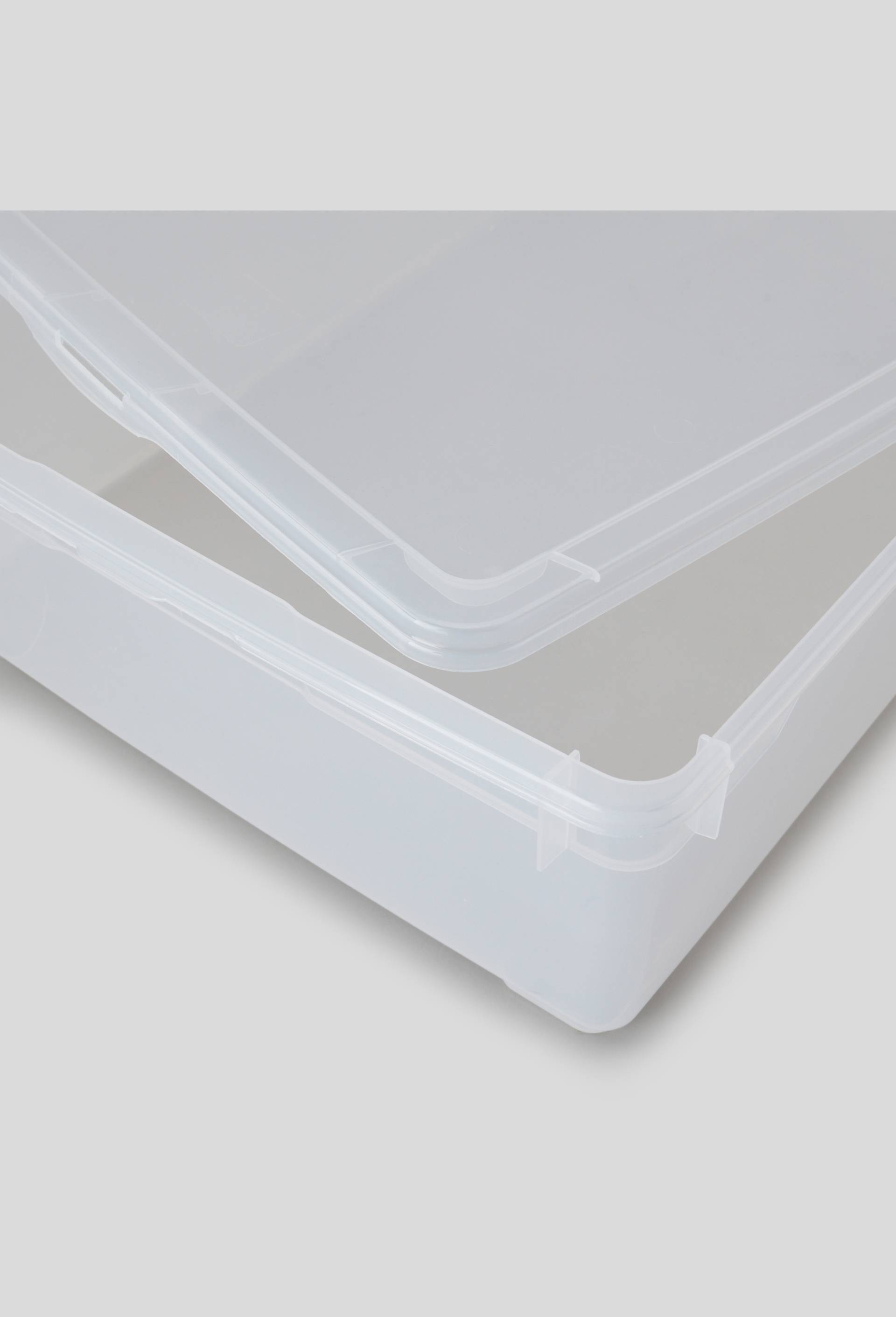 Bo&icirc;te en plastique, 30L, Blanc, large image number 1.0