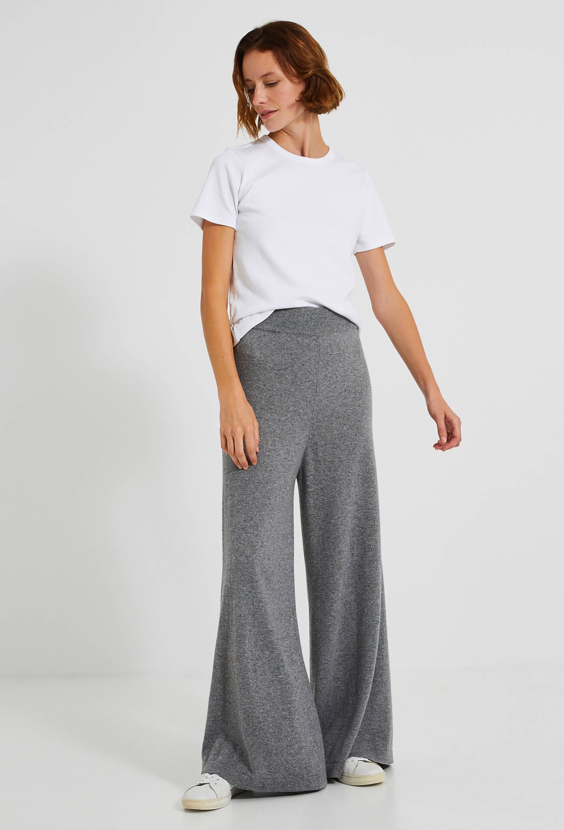Pantalon en Maille, Gris, large image number 0