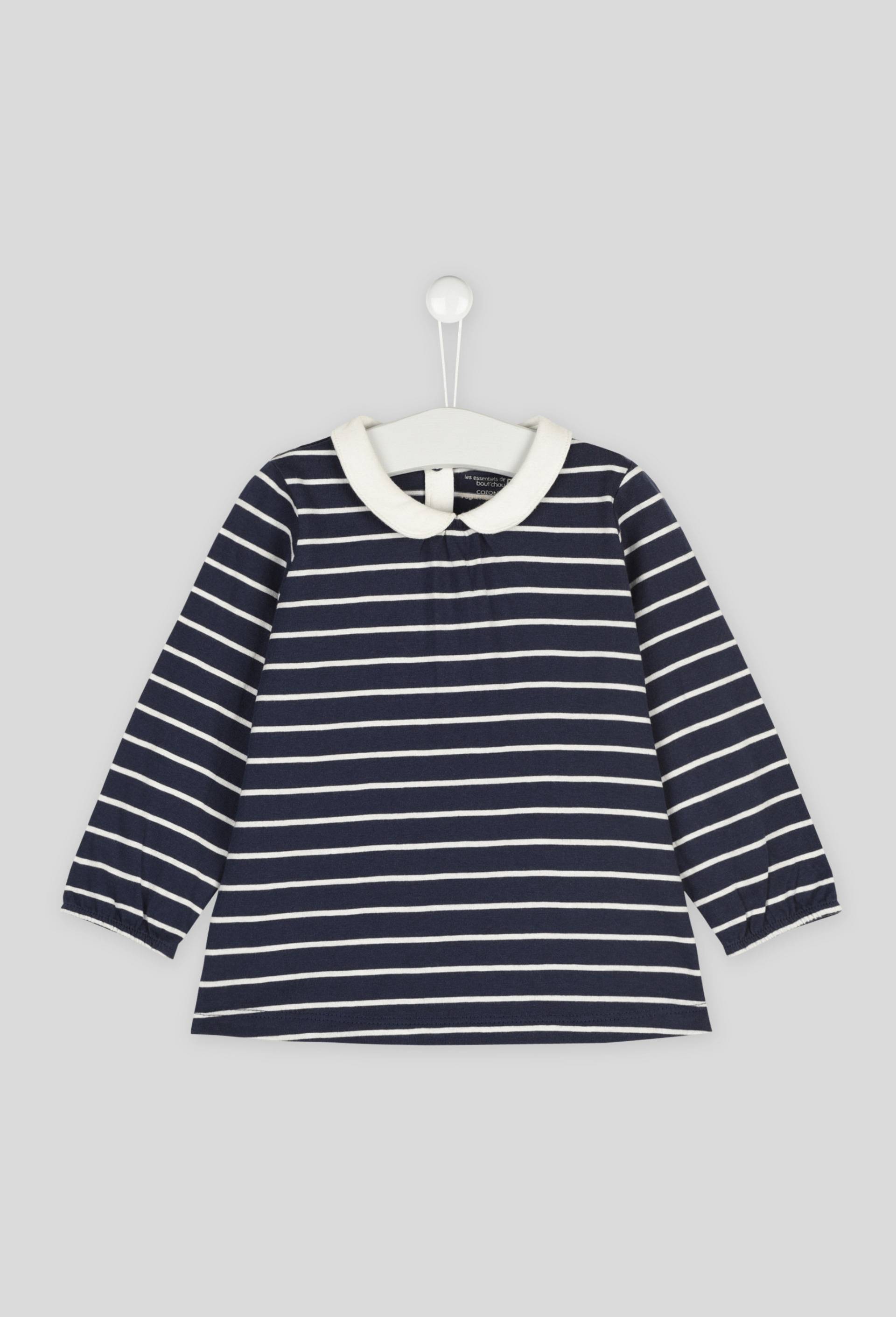 Blouse manches longues, Bleu foncé, large image number 0