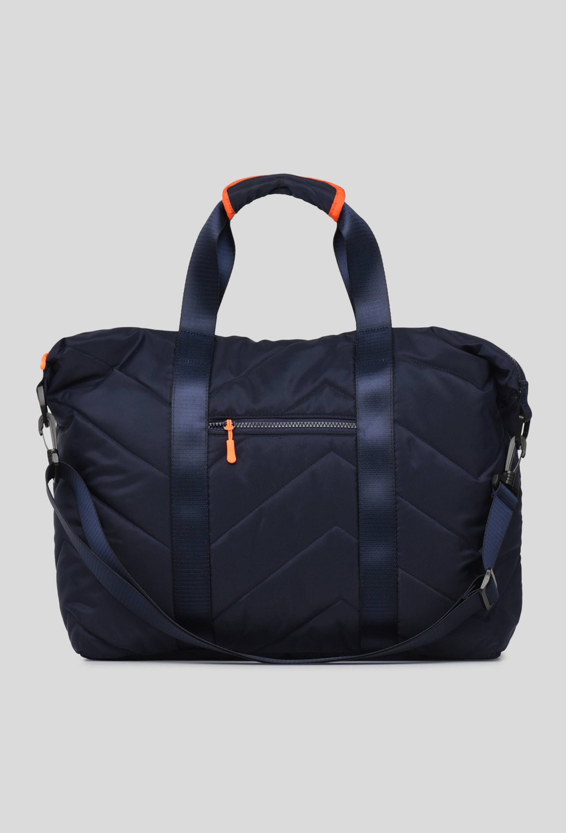Sac polochon matelassé, Bleu foncé, large image number 0.0