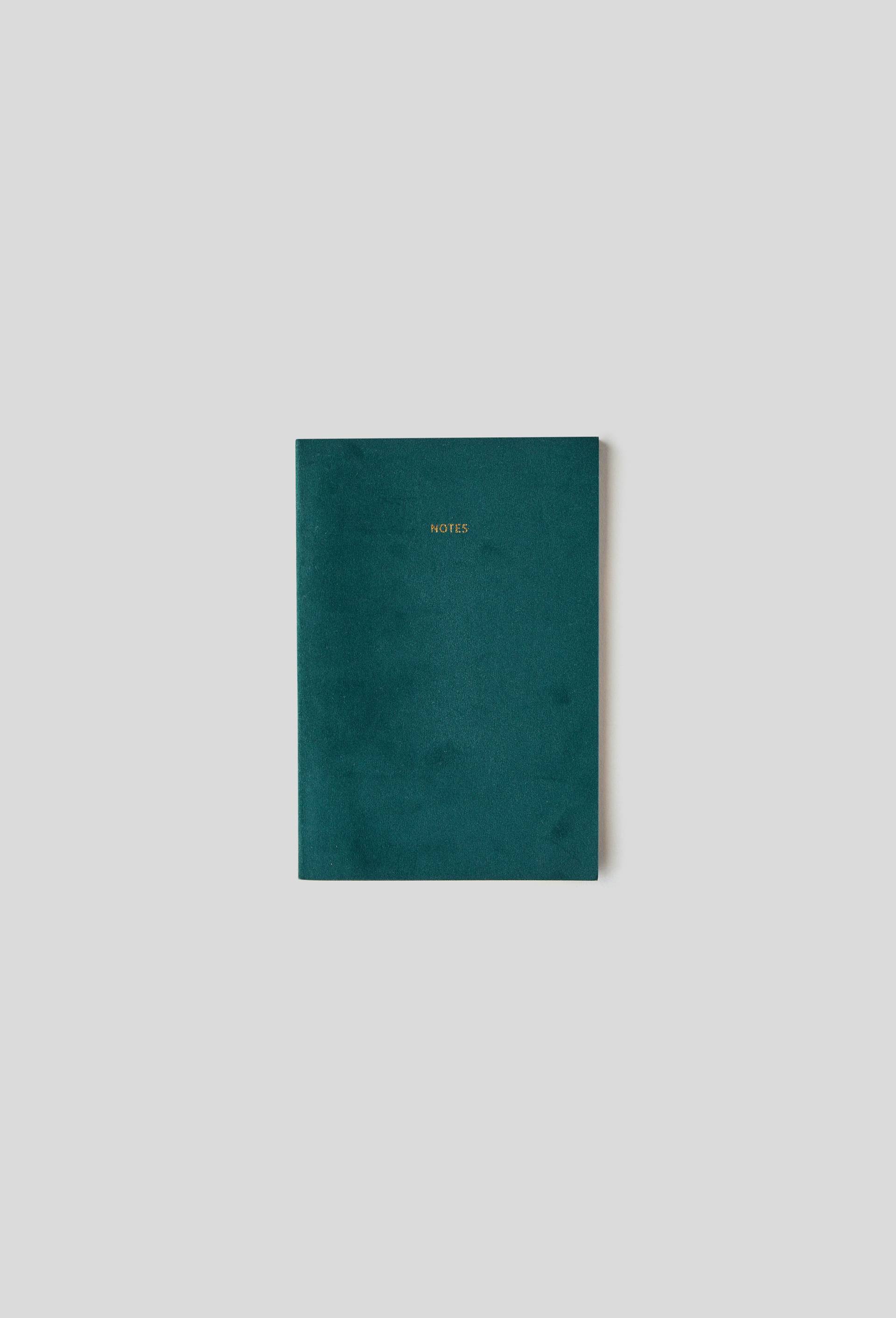 Notebook velours, A5, Vert foncé, large image number 0.0