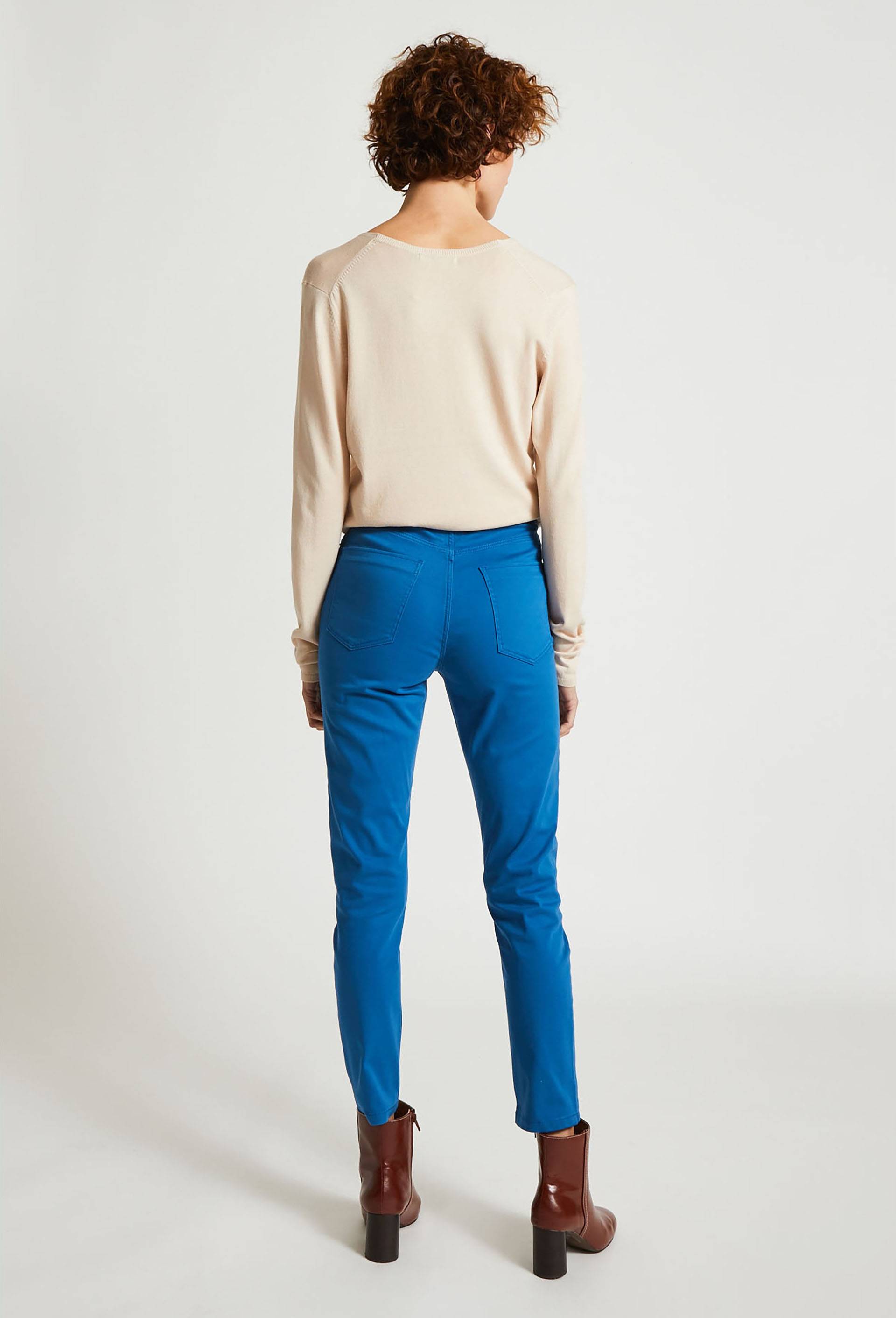 Pantalon slim à poches, BLEU, large image number 1