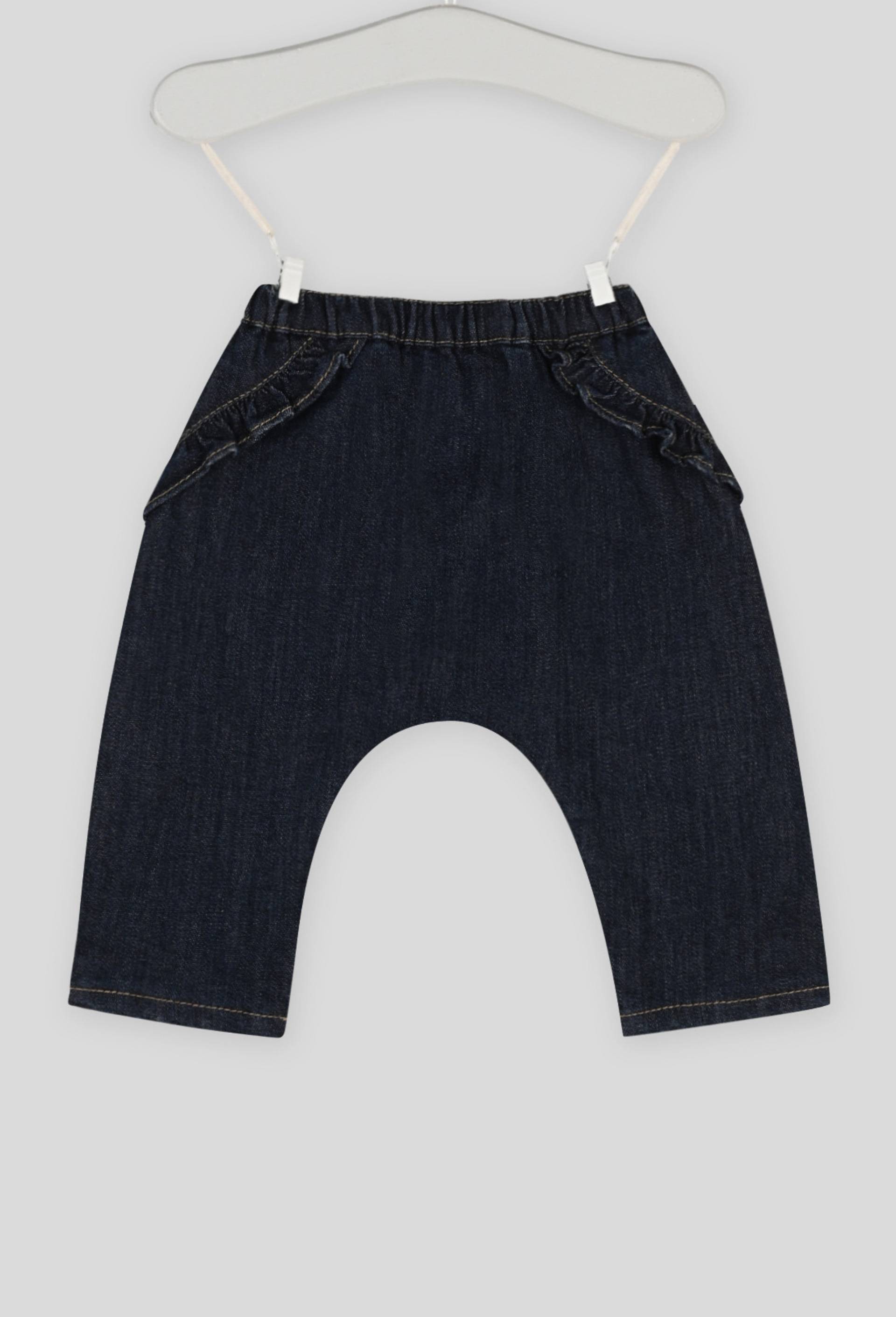Pantalon denim certifié Oeko-Tex, Bleu foncé, large image number 0