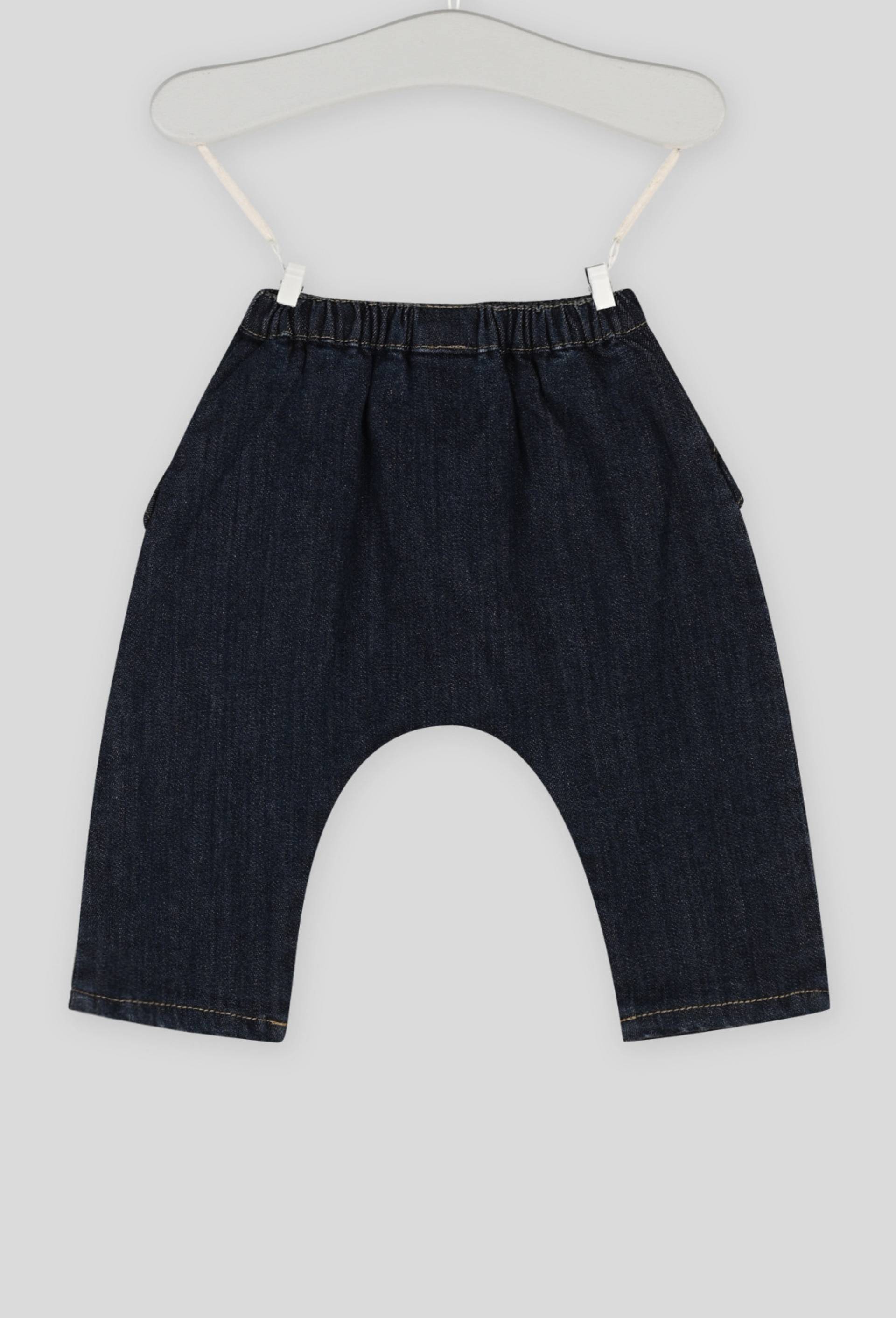 Pantalon denim certifié Oeko-Tex, Bleu foncé, large image number 1