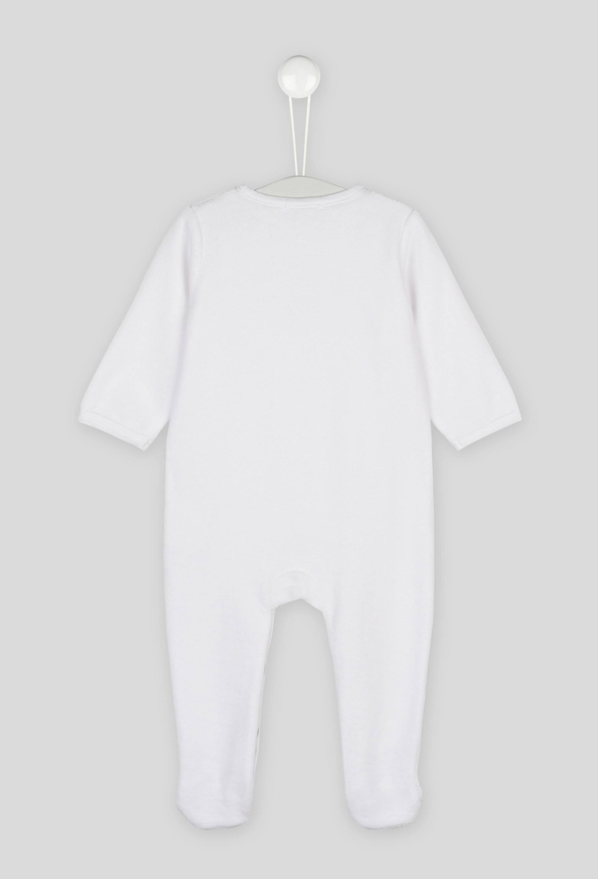 Dors-bien velours certifié Oekotex, Blanc, large image number 1