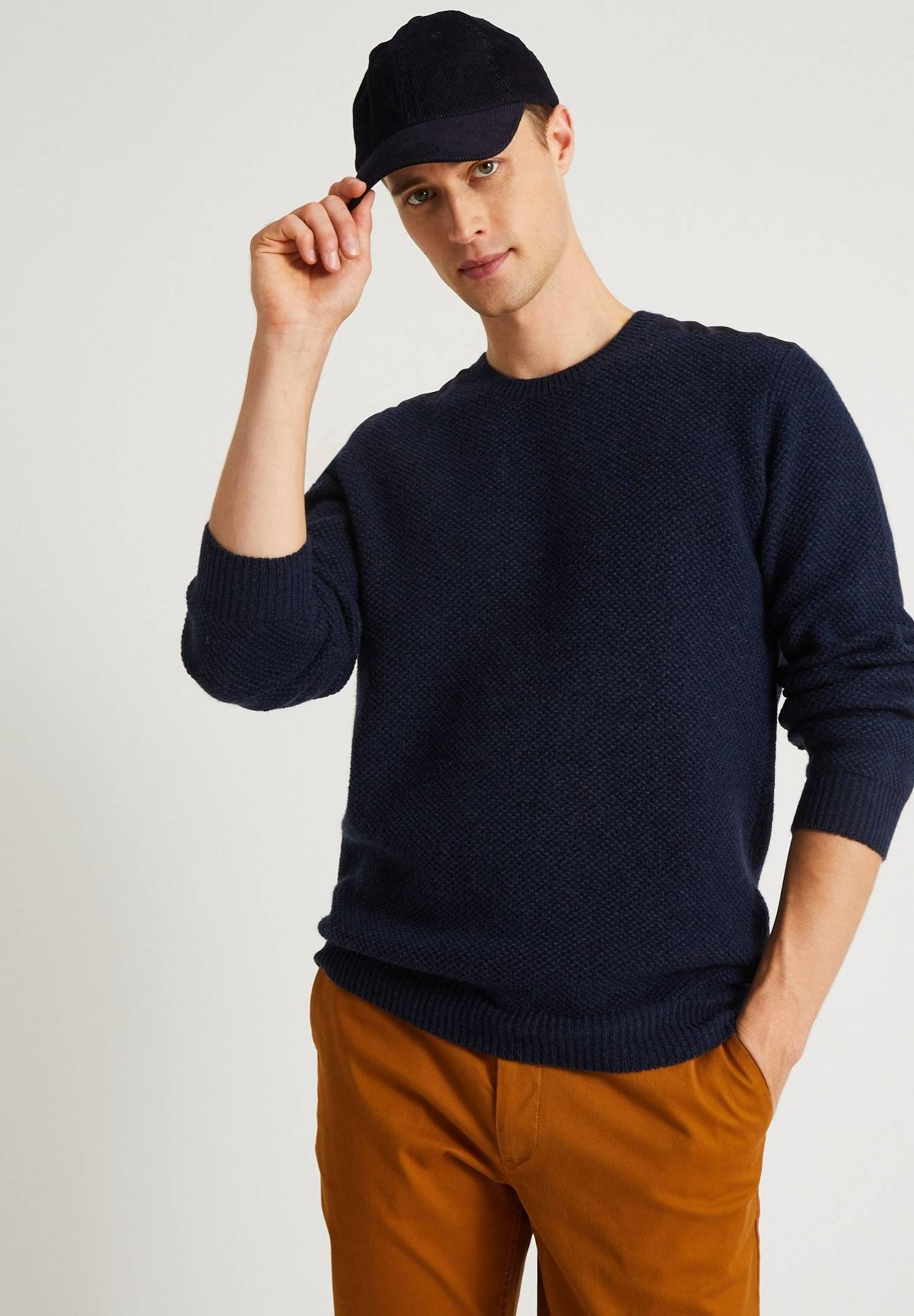 Pull en laine et cachemire, Bleu, large image number 3.0