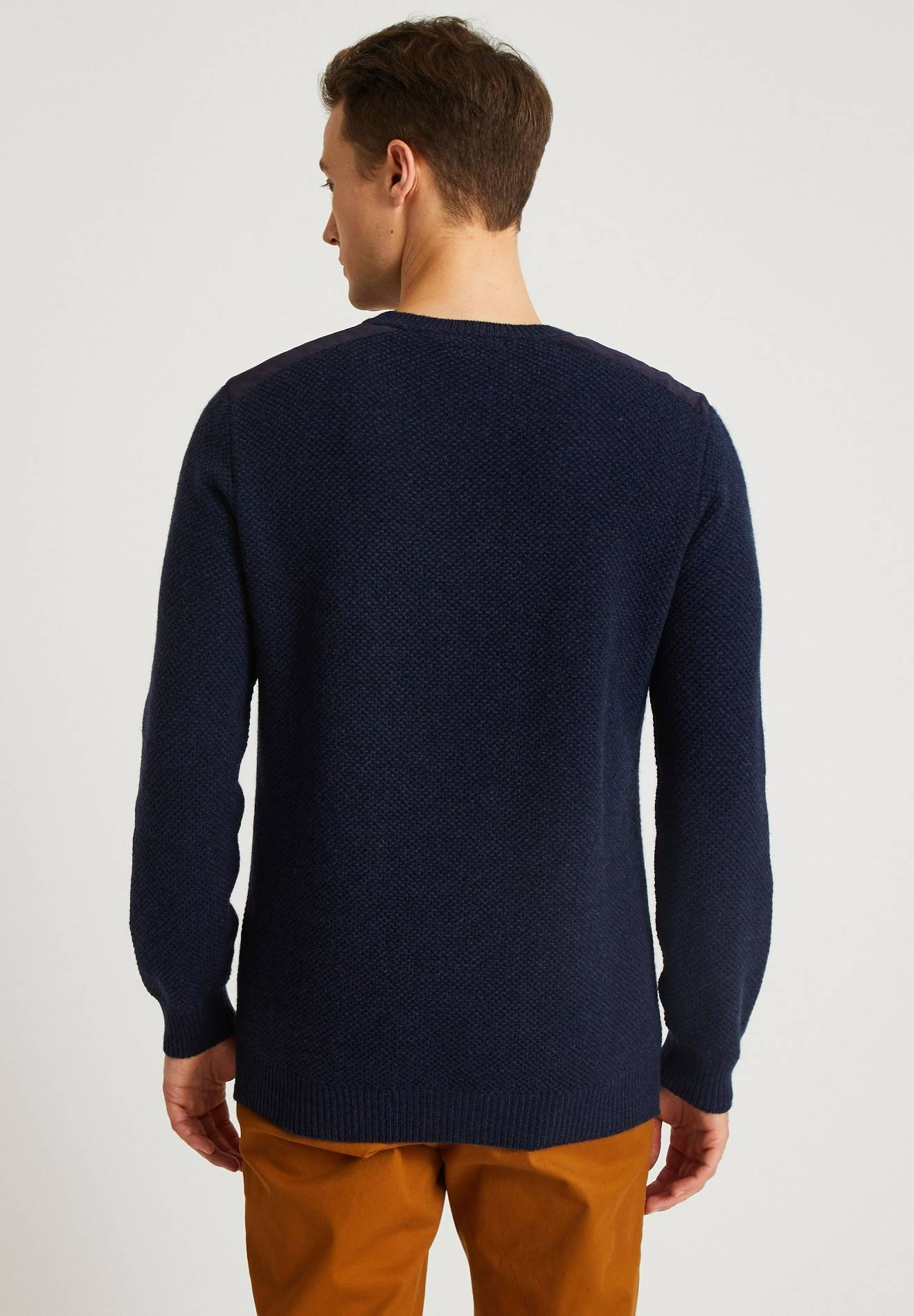 Pull en laine et cachemire, Bleu, large image number 4