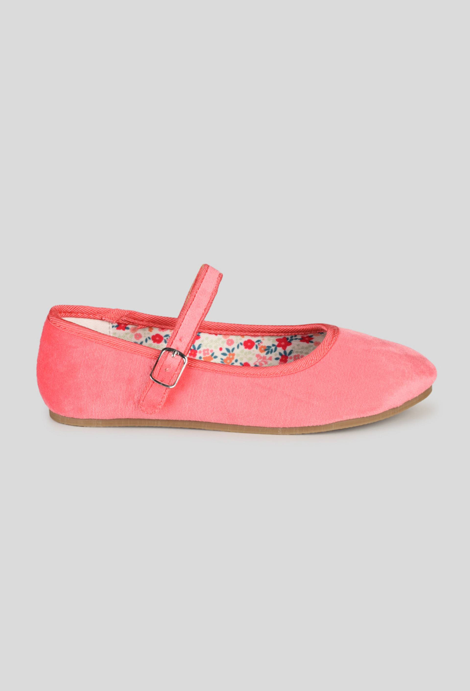 Ballerines en velours, Rouge foncé, large image number 0.0