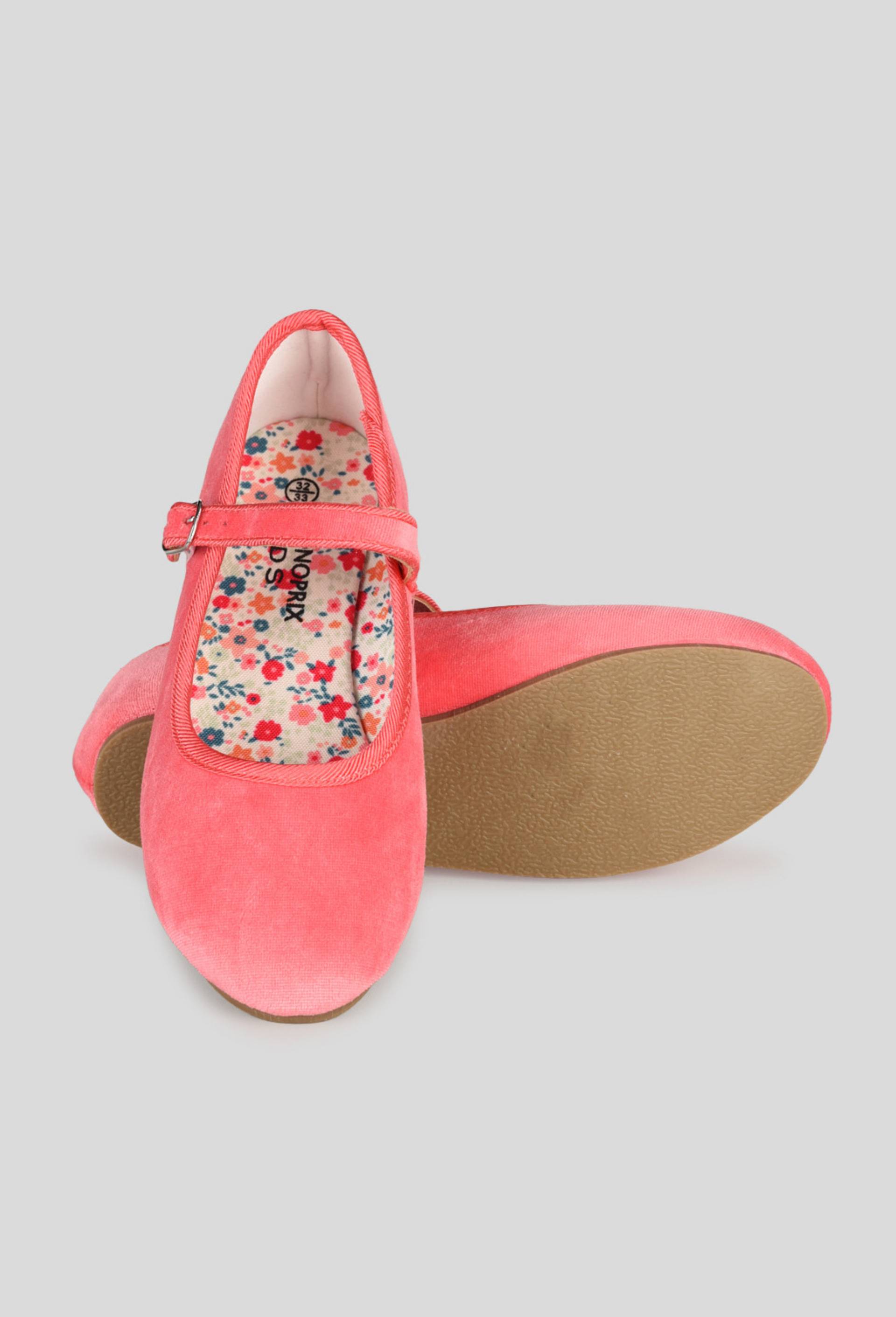 Ballerines en velours, Rouge foncé, large image number 1