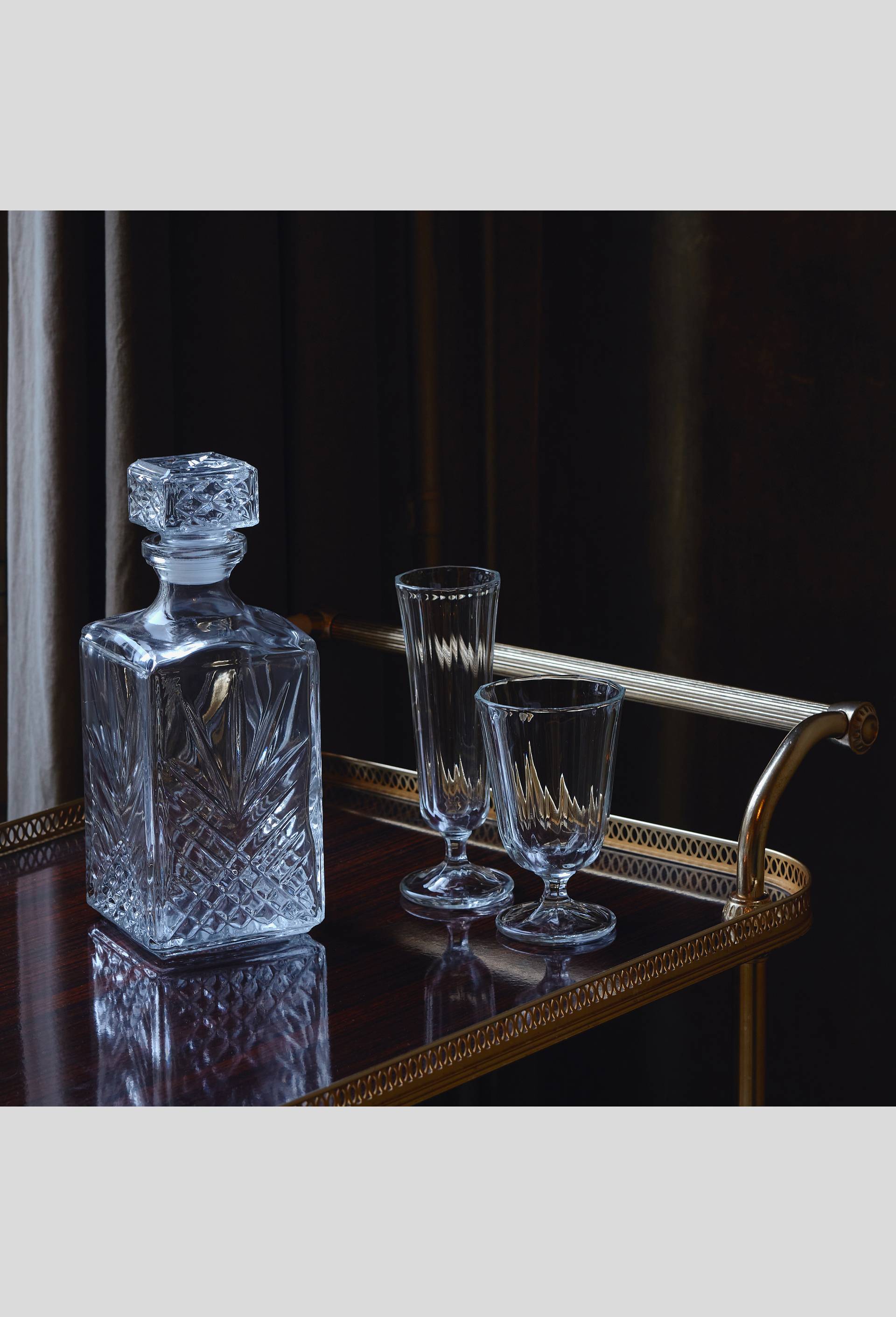 Verre à vin 19cl, finition facettée, Blanc, large image number 2
