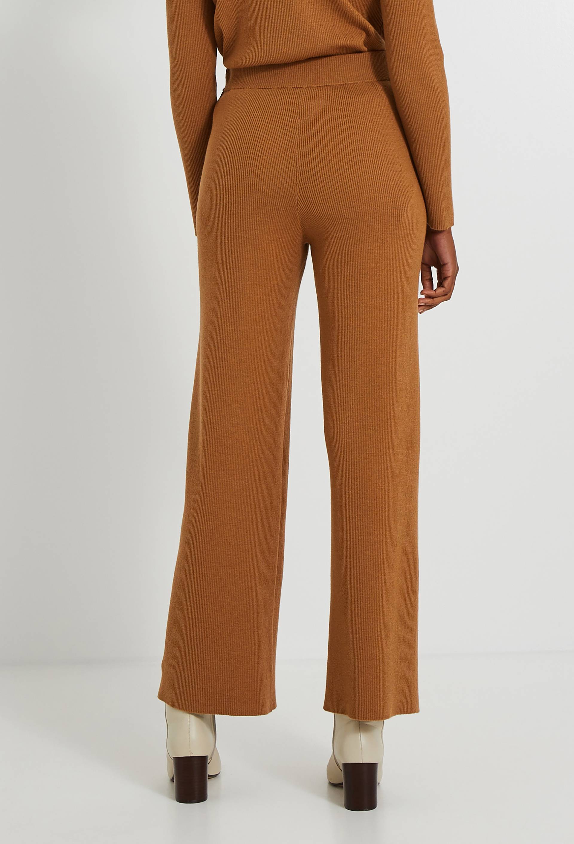 Pantalon en maille, Beige, large image number 1