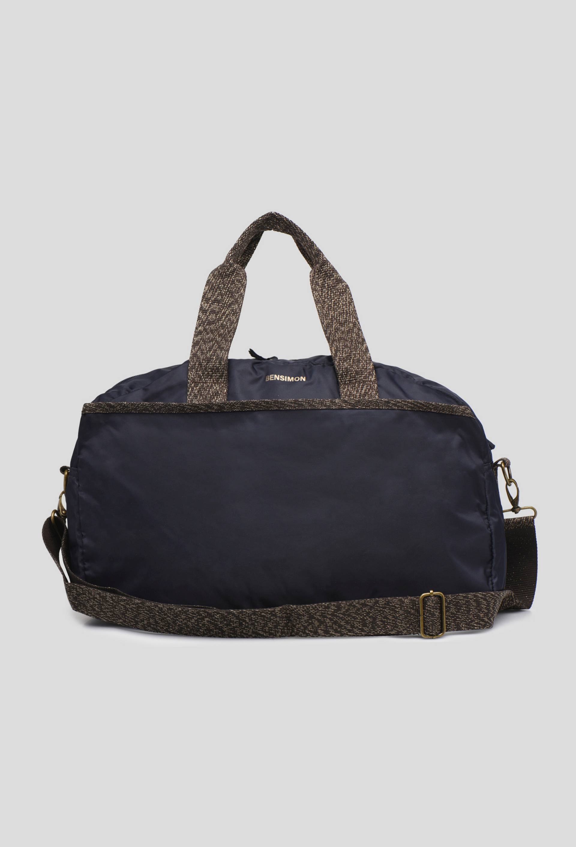 Sac de sport en nylon, Bleu foncé, large image number 0