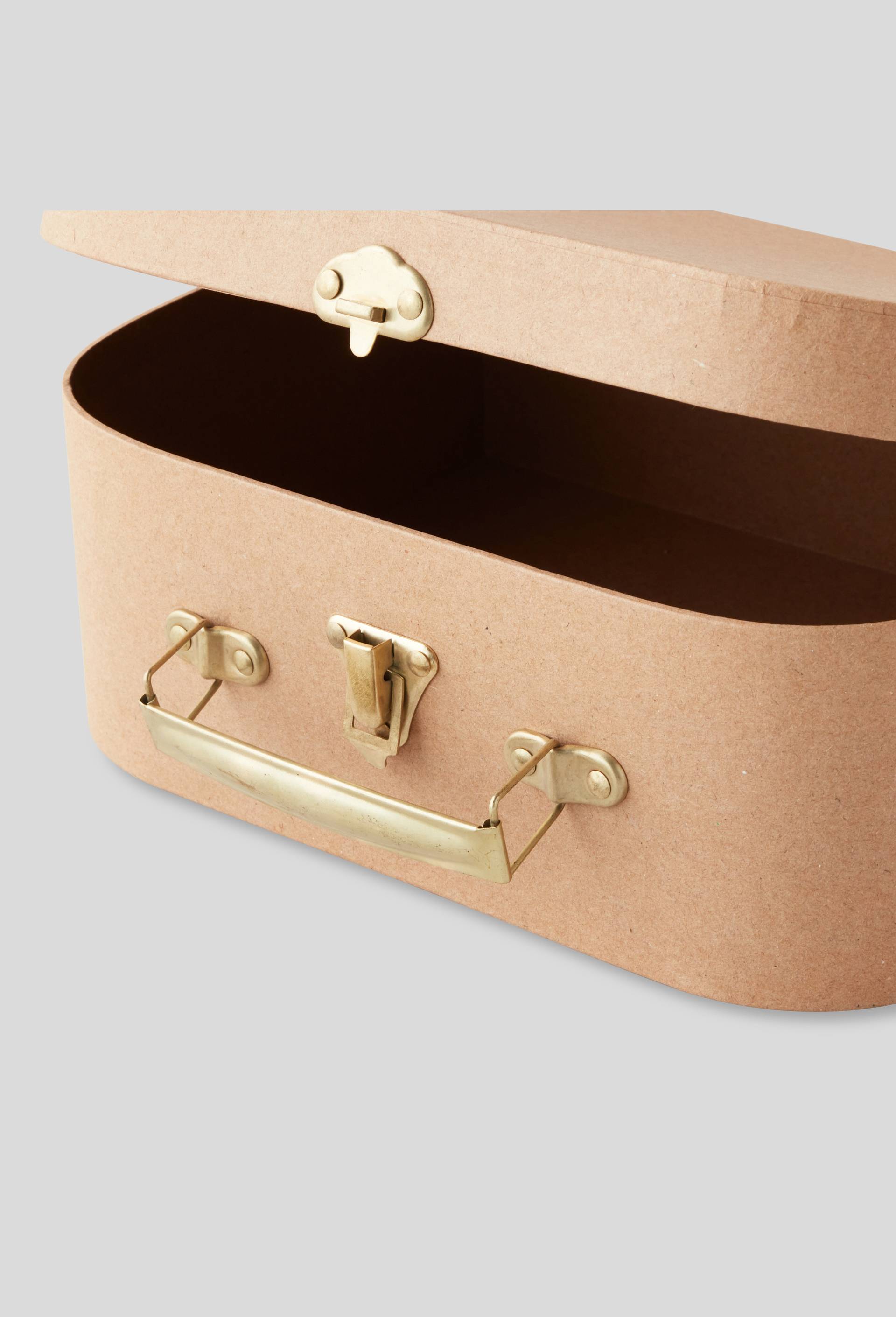 Suitcase, Brun, large image number 1