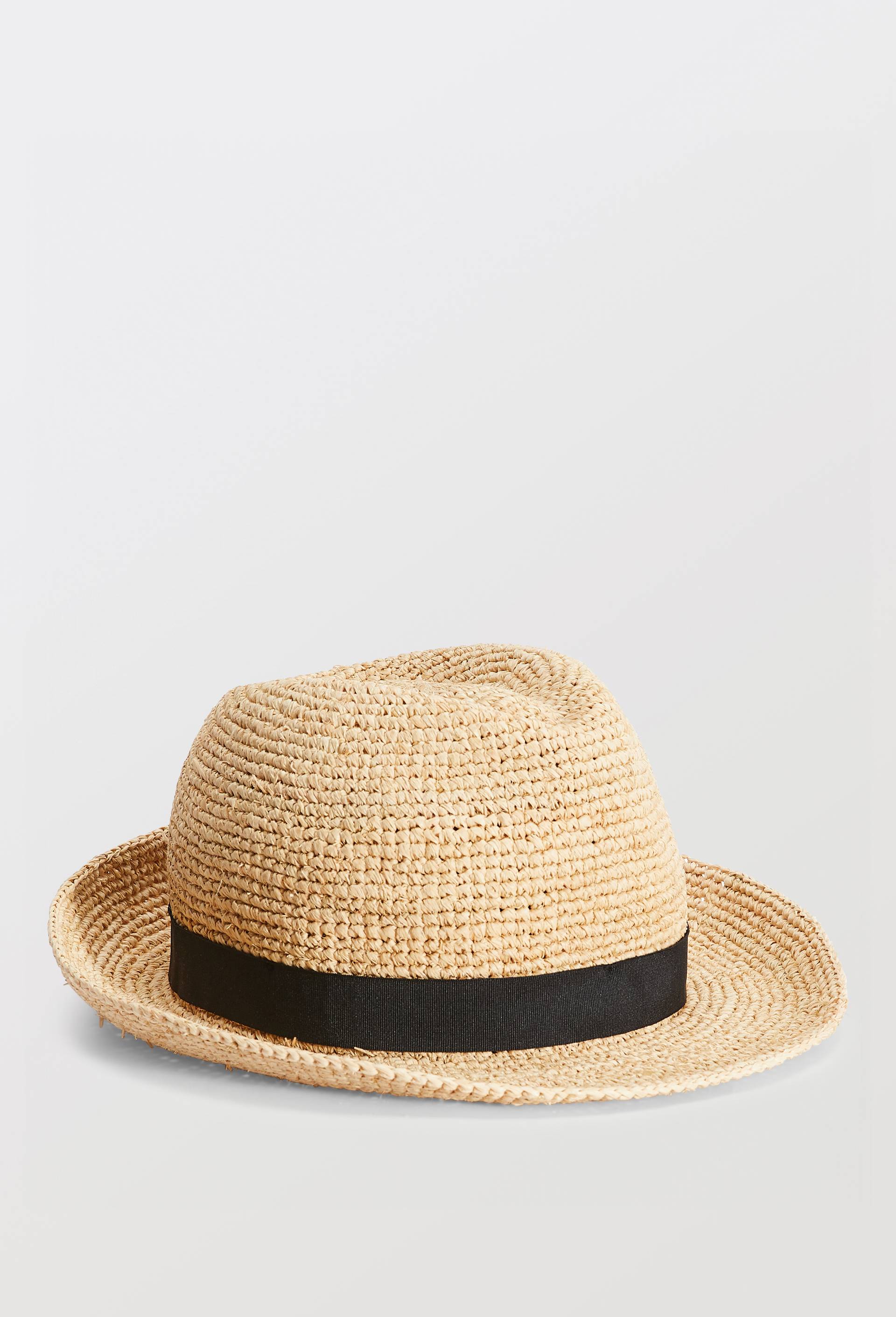 Chapeau en raphia, Beige clair, large image number 0