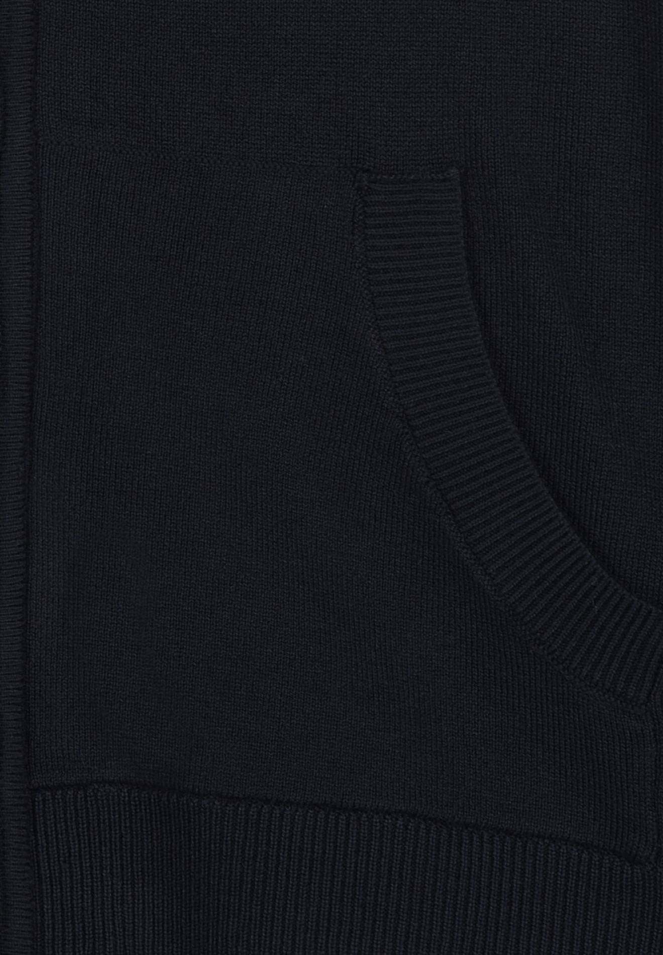 Cardigan zippé à capuche, Bleu foncé, large image number 5.0