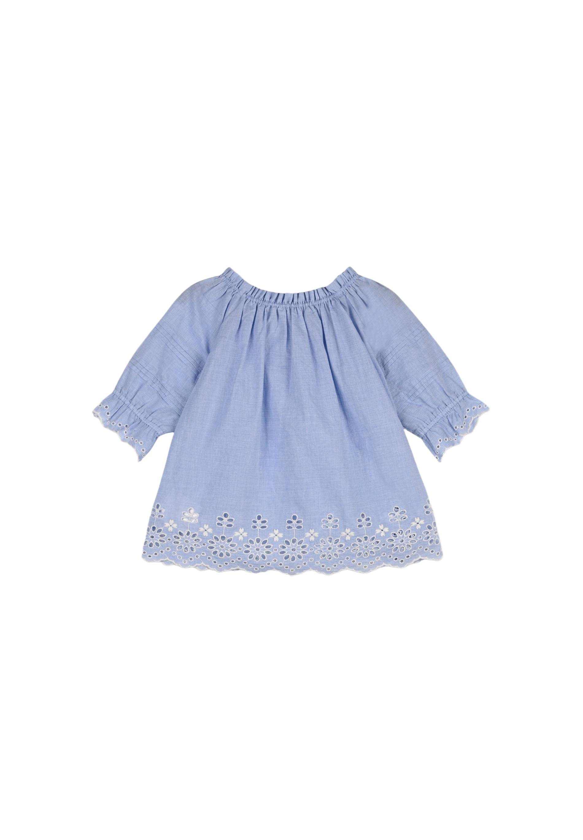 Blouse en coton, Bleu foncé, large image number 4.0