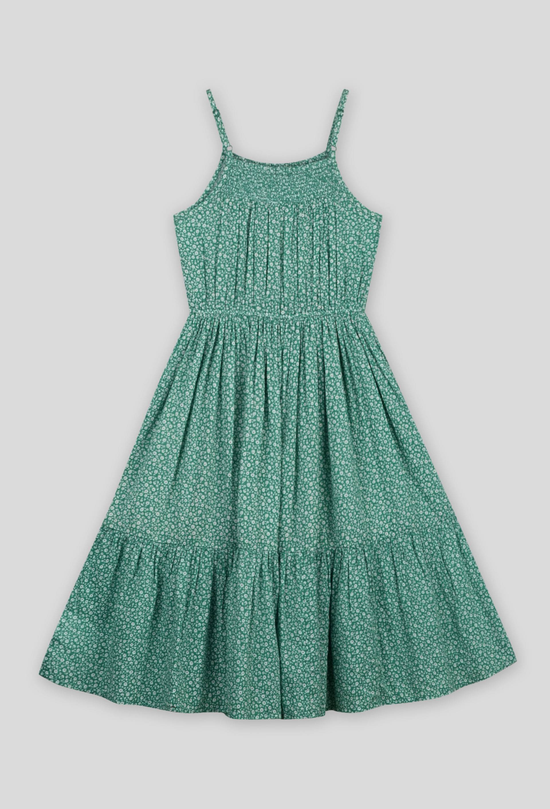 Robe imprimée certifiée Oekotex, Vert, large image number 1